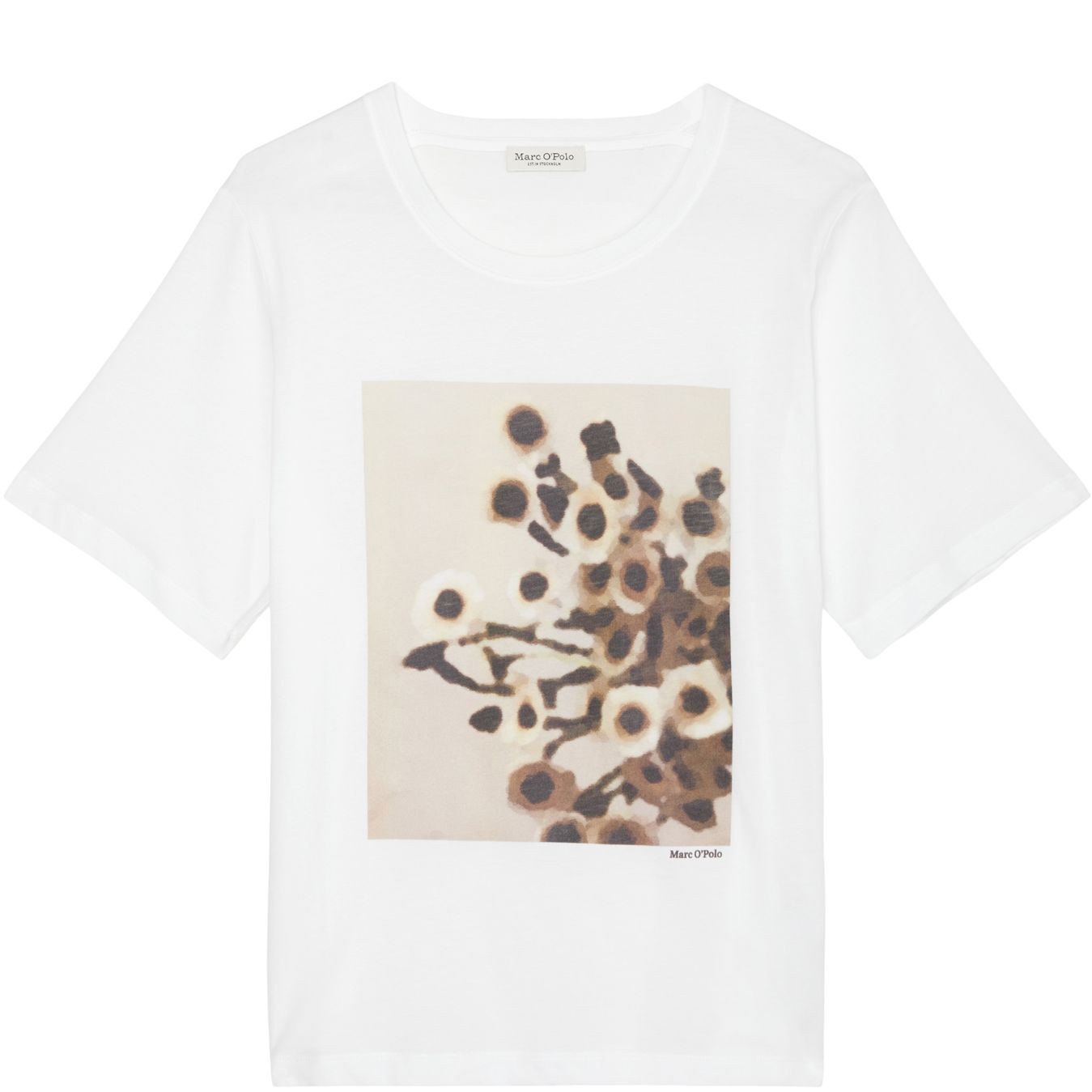 MARC O'POLO Marškinėliai moterims, Balta 1