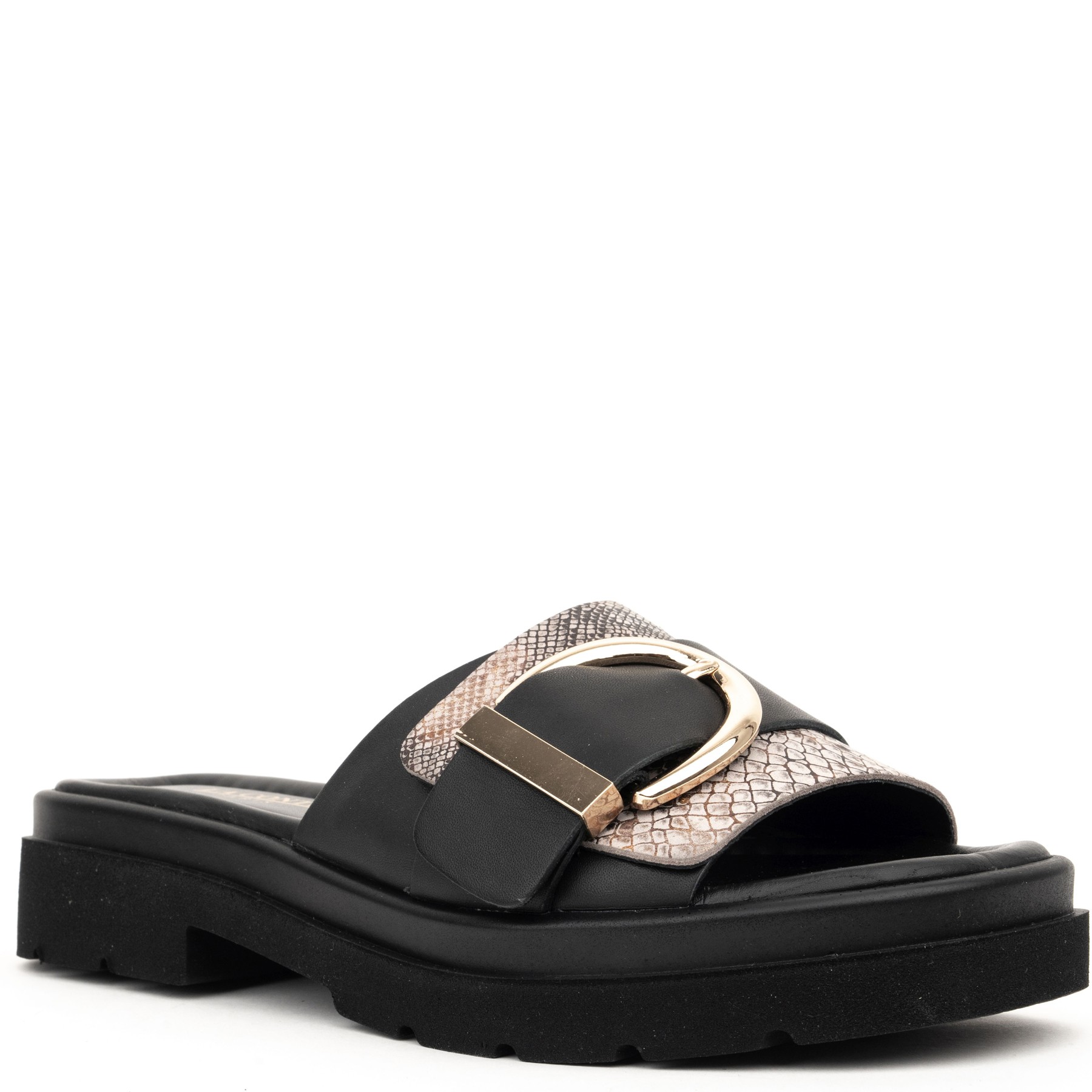 LA CONTE Šlepetės moterims, Juoda, Slippers 1