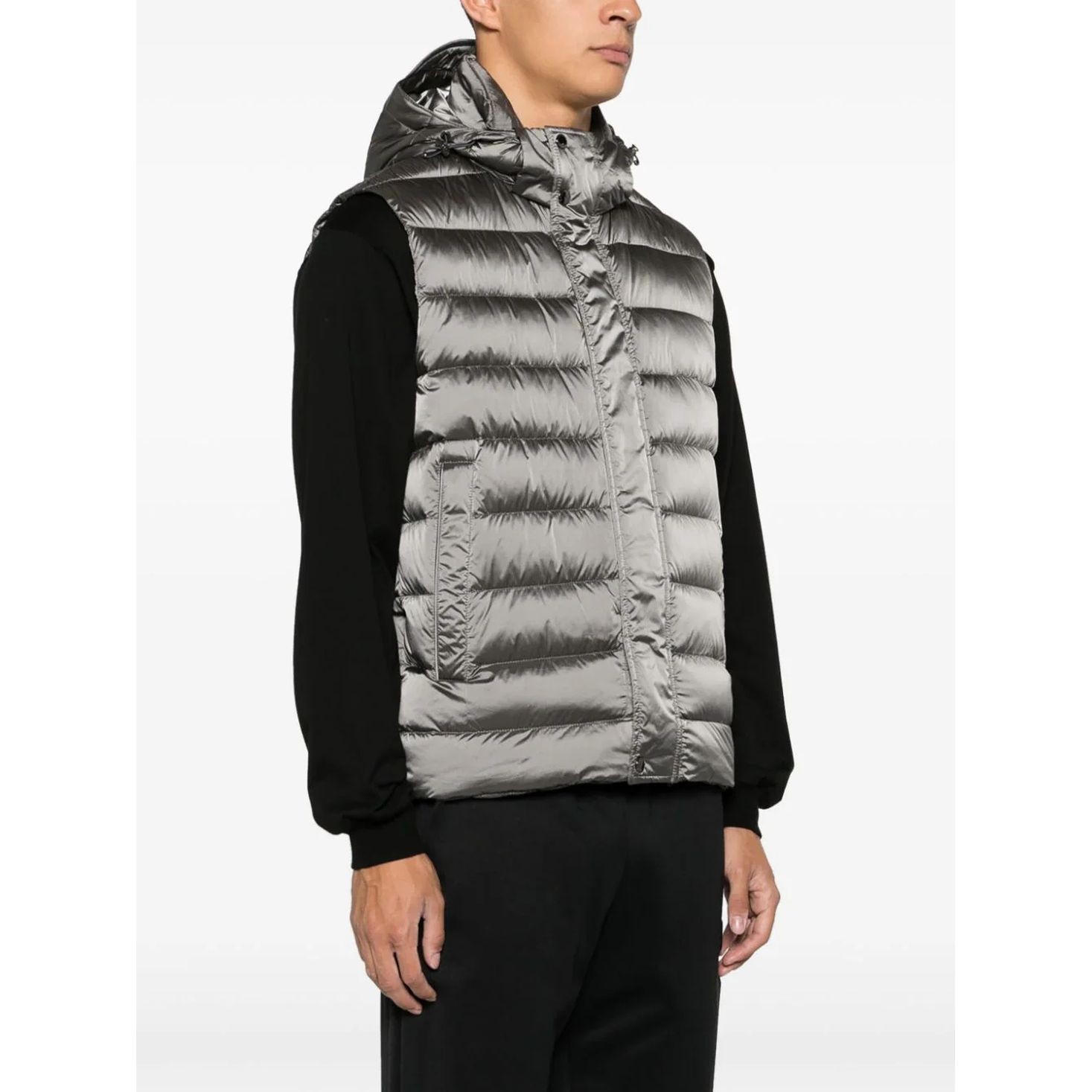 PAULNSHARK Pūkinė liemenė vyrams, Pilka, Vest 3