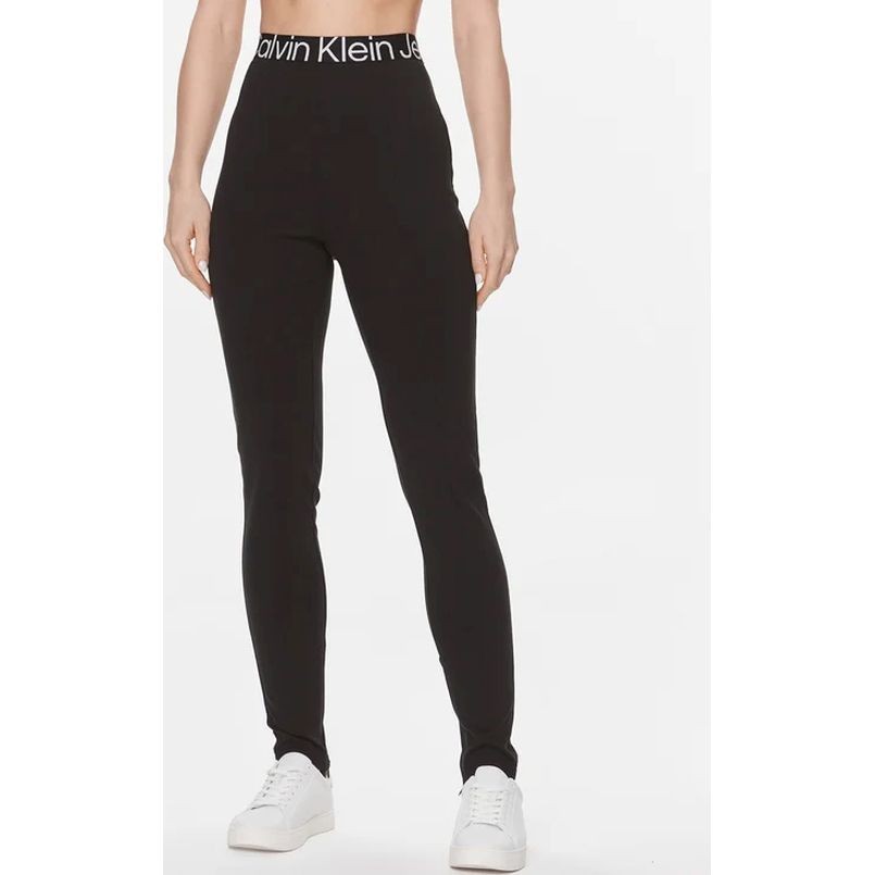 CALVIN KLEIN JEANS Kelnės moterims, Juoda, Sweatpants 3