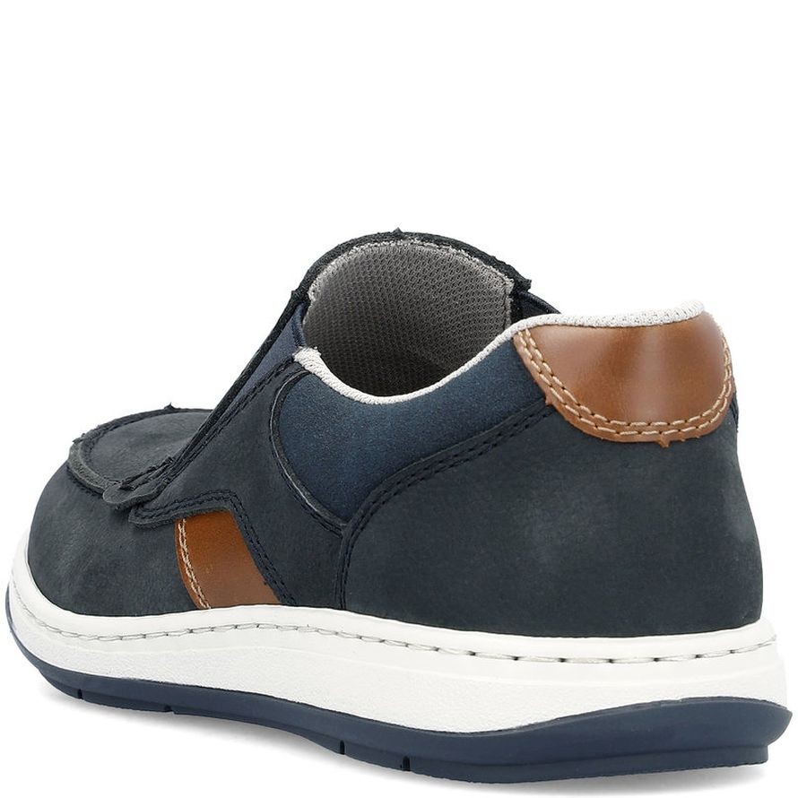 RIEKER Laisvalaikio bateliai vyrams, Mėlyna, LEISURE 5