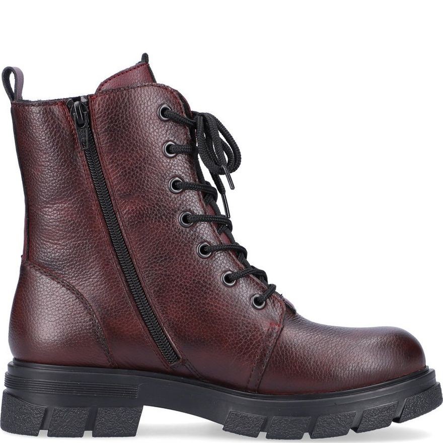 RIEKER Aulinukai moterims, Raudona, BOOTIES 3