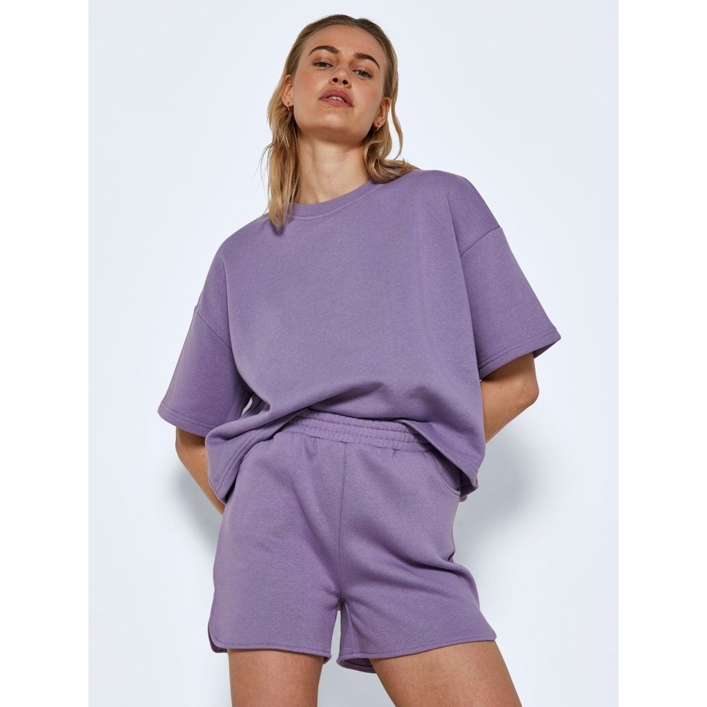 NOISY MAY Šortai moterims, Violetinė, NMKAREN HW SHORTS 6