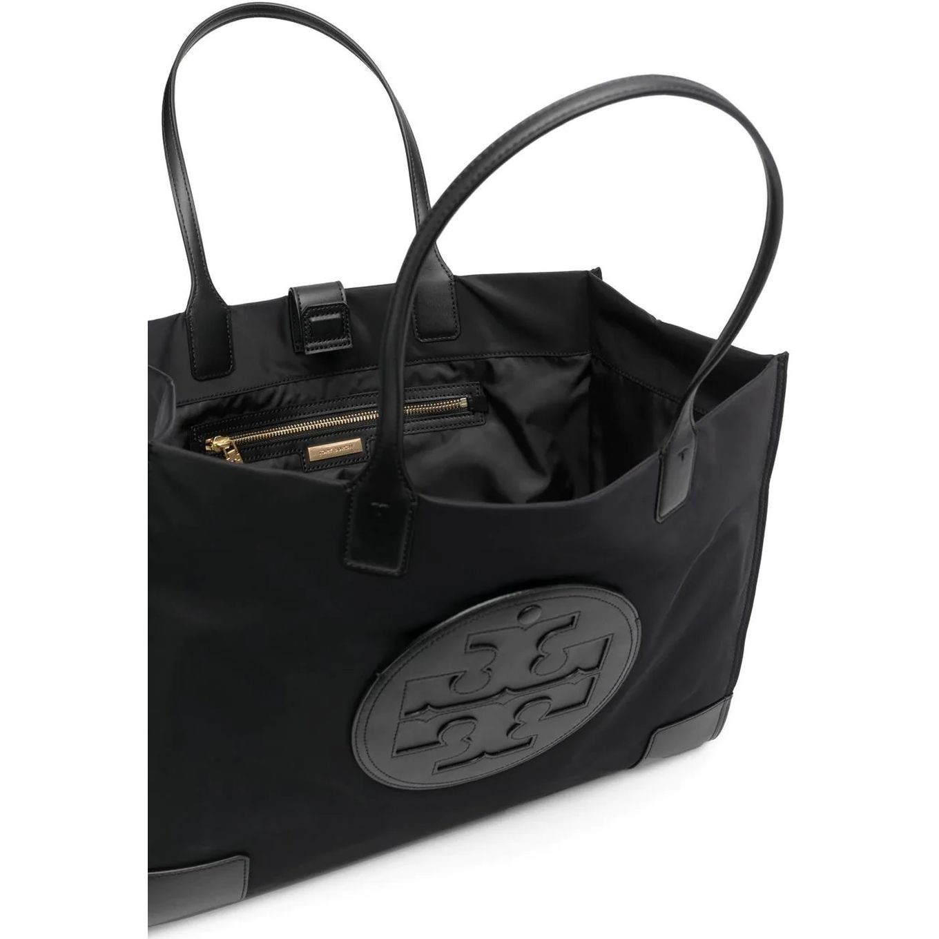 TORY BURCH Pirkinių krepšys moterims, Juoda, Ella tote bag 4