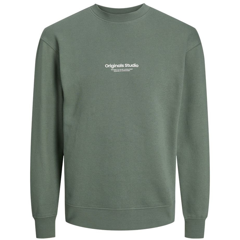 JACK & JONES Sportinis nertinis vyrams, Žalia, Jorvestersweatshirt 1