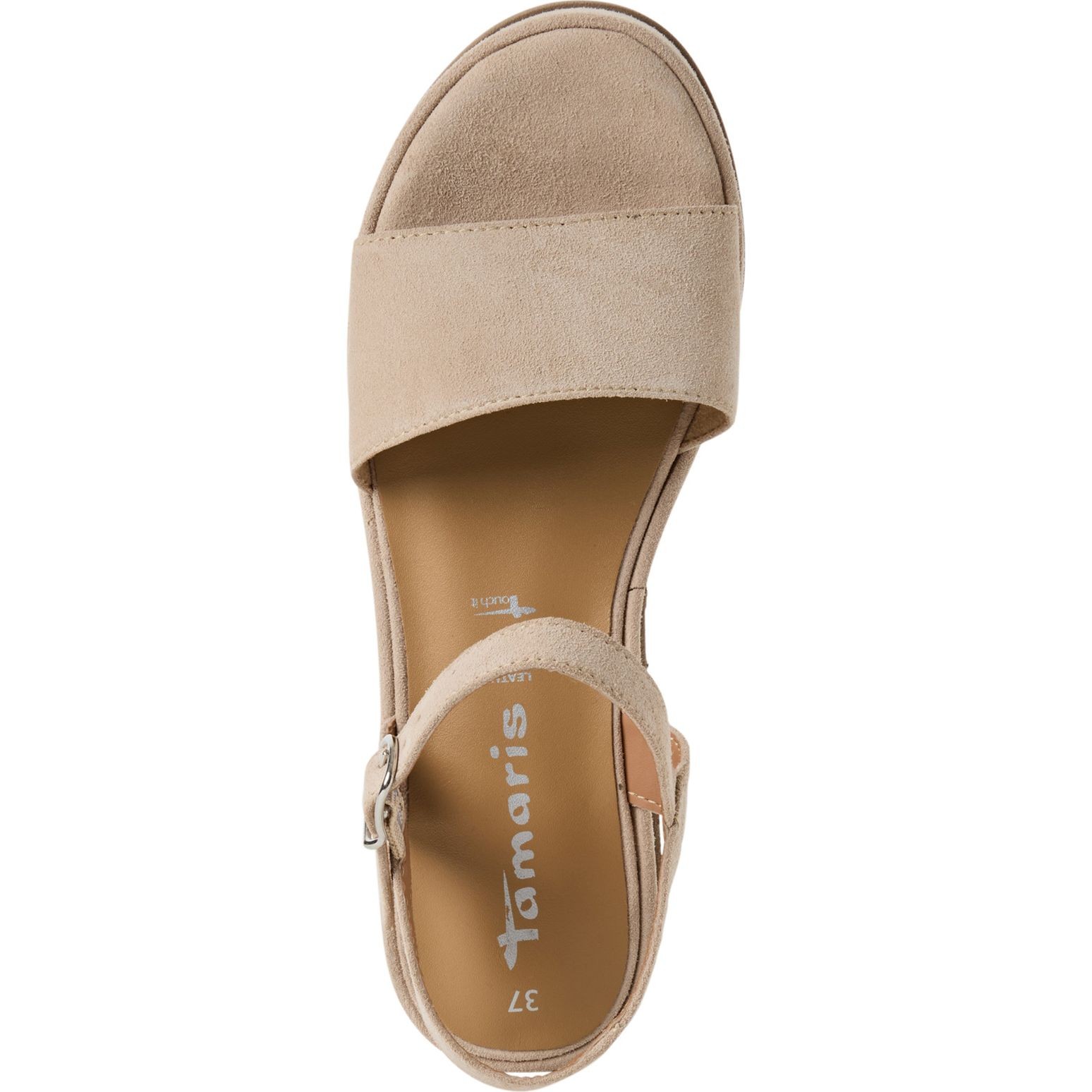 TAMARIS Basutės moterims, Smėlio, Sandals 4