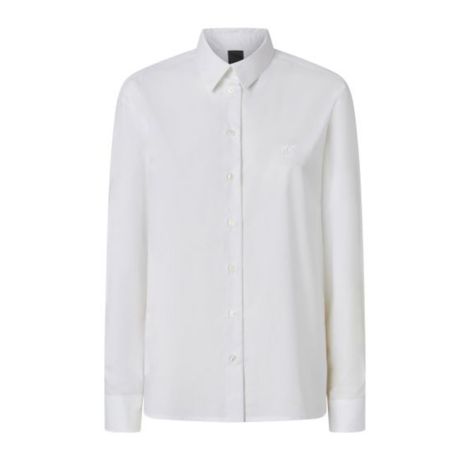 PINKO Marškiniai ilgomis rankovėmis moterims, Balta, Caffe' shirt 1