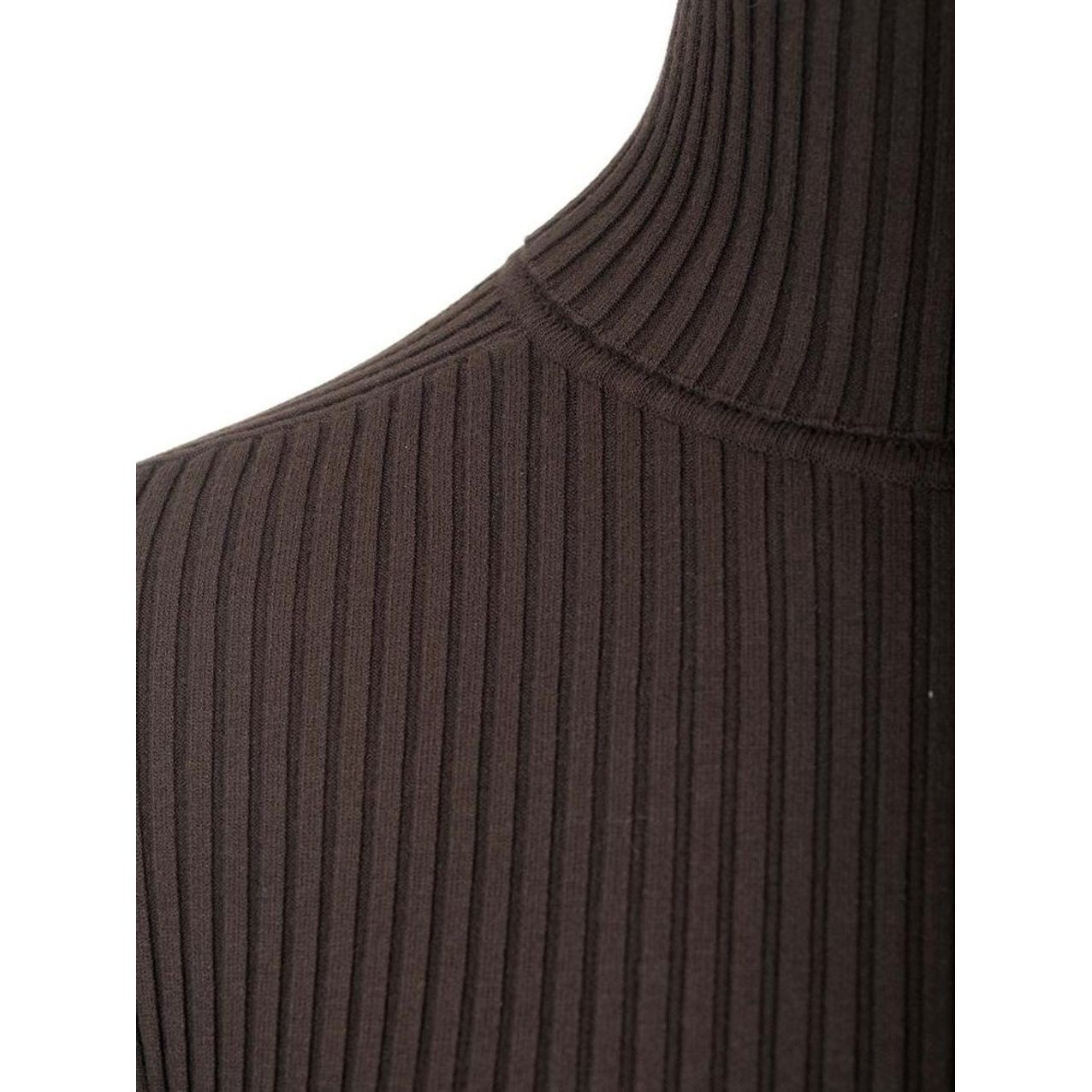 PAROSH Megzta suknelė moterims, Ruda, Reise dress 2