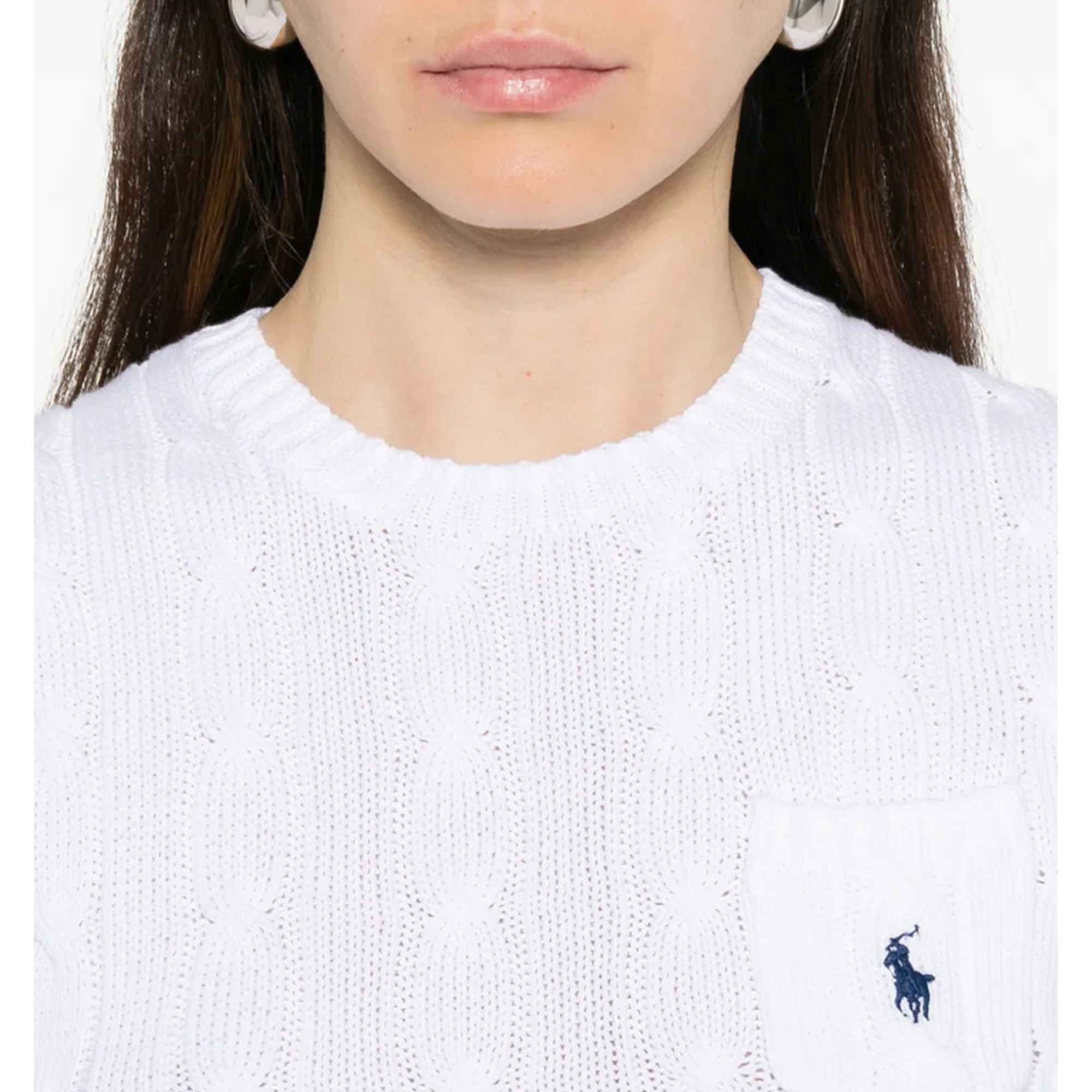 POLO RALPH LAUREN Megztinis moterims, Balta, Sweater-pullover 4