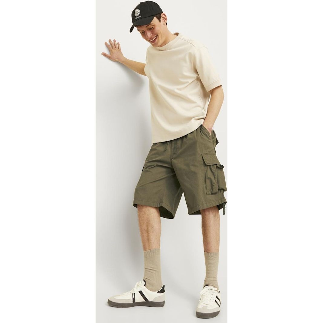 JACK & JONES Šortai vyrams, Žalia, Jpstparachute shorts 5