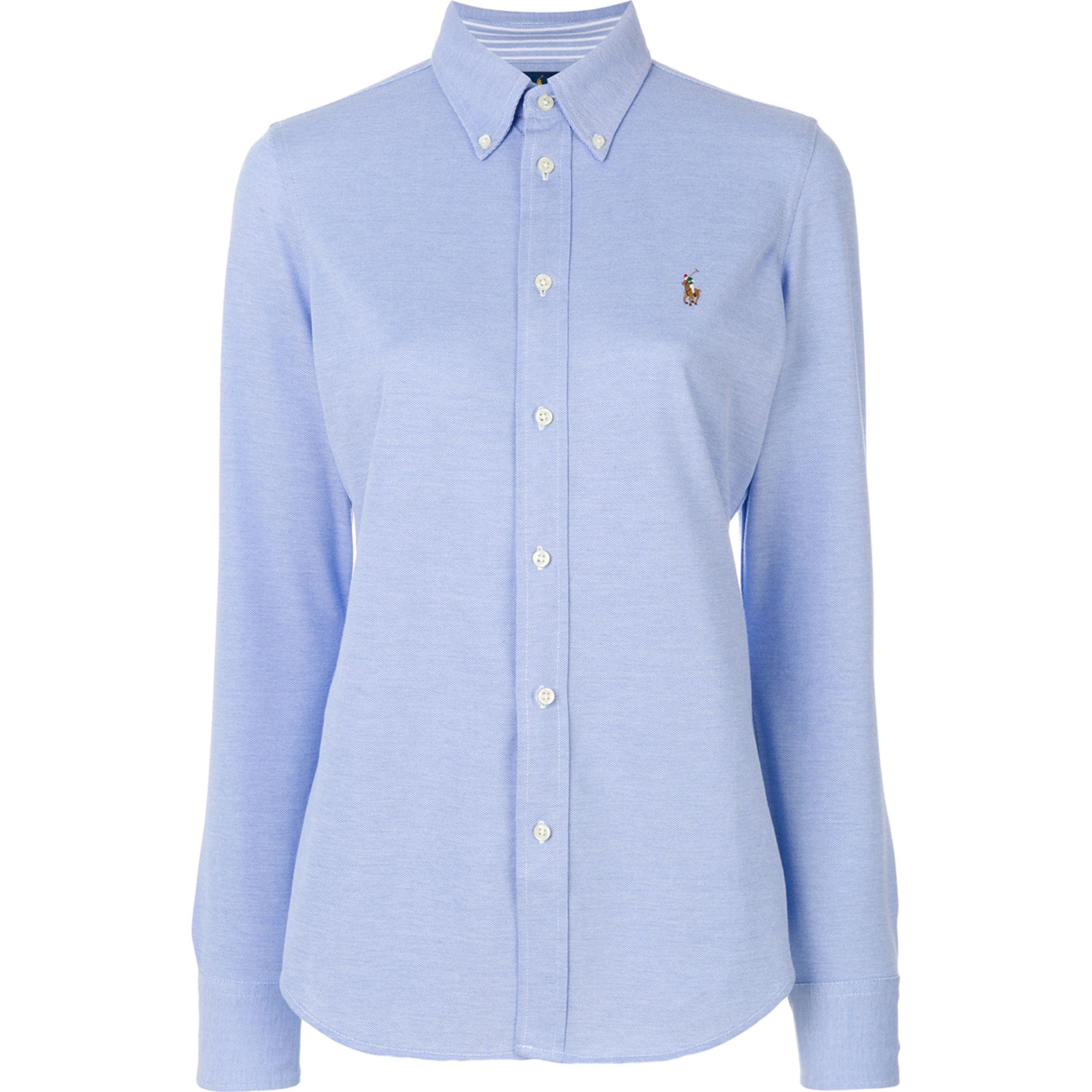 POLO RALPH LAUREN Marškiniai ilgomis rankovėmis moterims, Mėlyna, Heidi long sleeve shirt