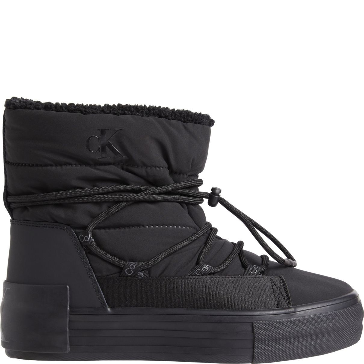 CALVIN KLEIN JEANS Aulinukai moterims, Juoda, Bold vulc flatf snow boot 2