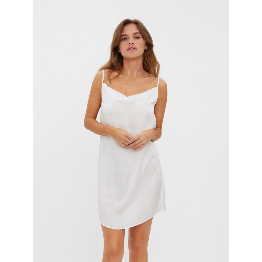 VERO MODA Mini suknelė moterims, Balta, VMRIE OLI SINGLET MIN 2
