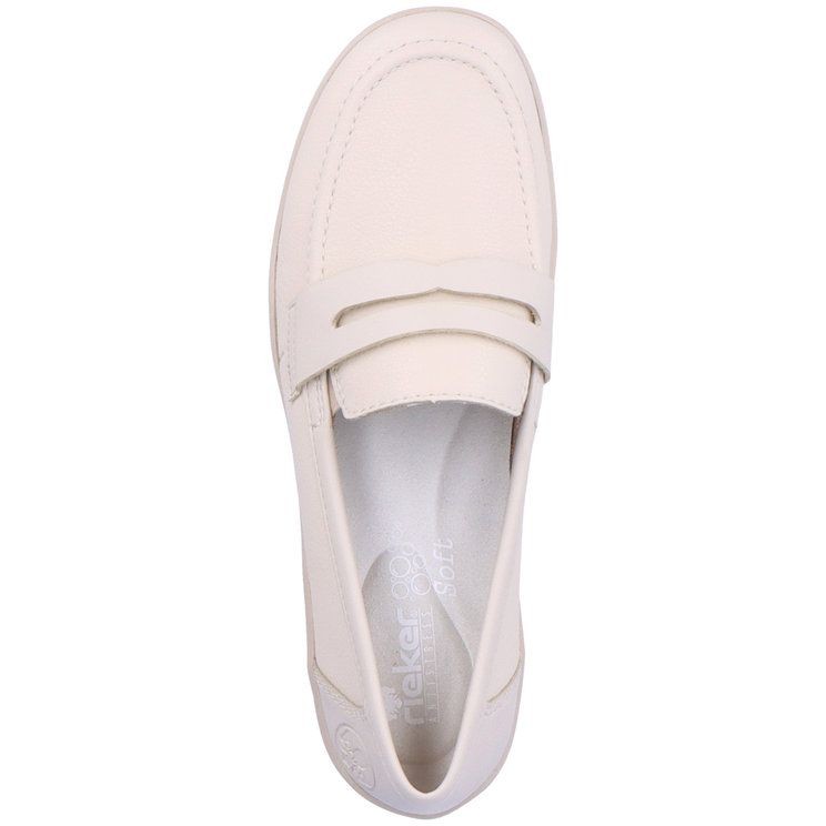 RIEKER Loaferiai moterims, Smėlio, LOAFERS 4