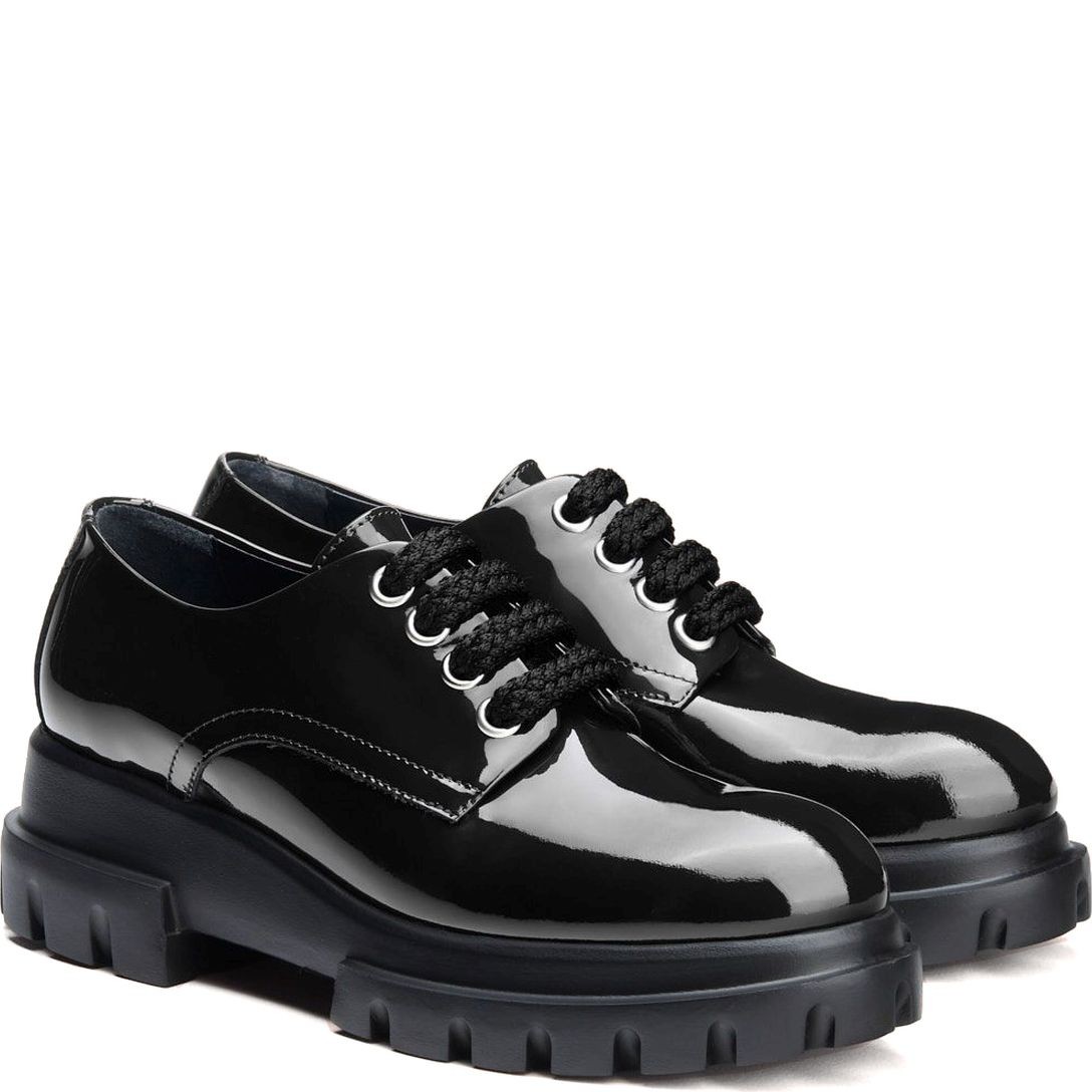 AGL Klasikiniai batai moterims, Juoda, Maxine lace up formal 1