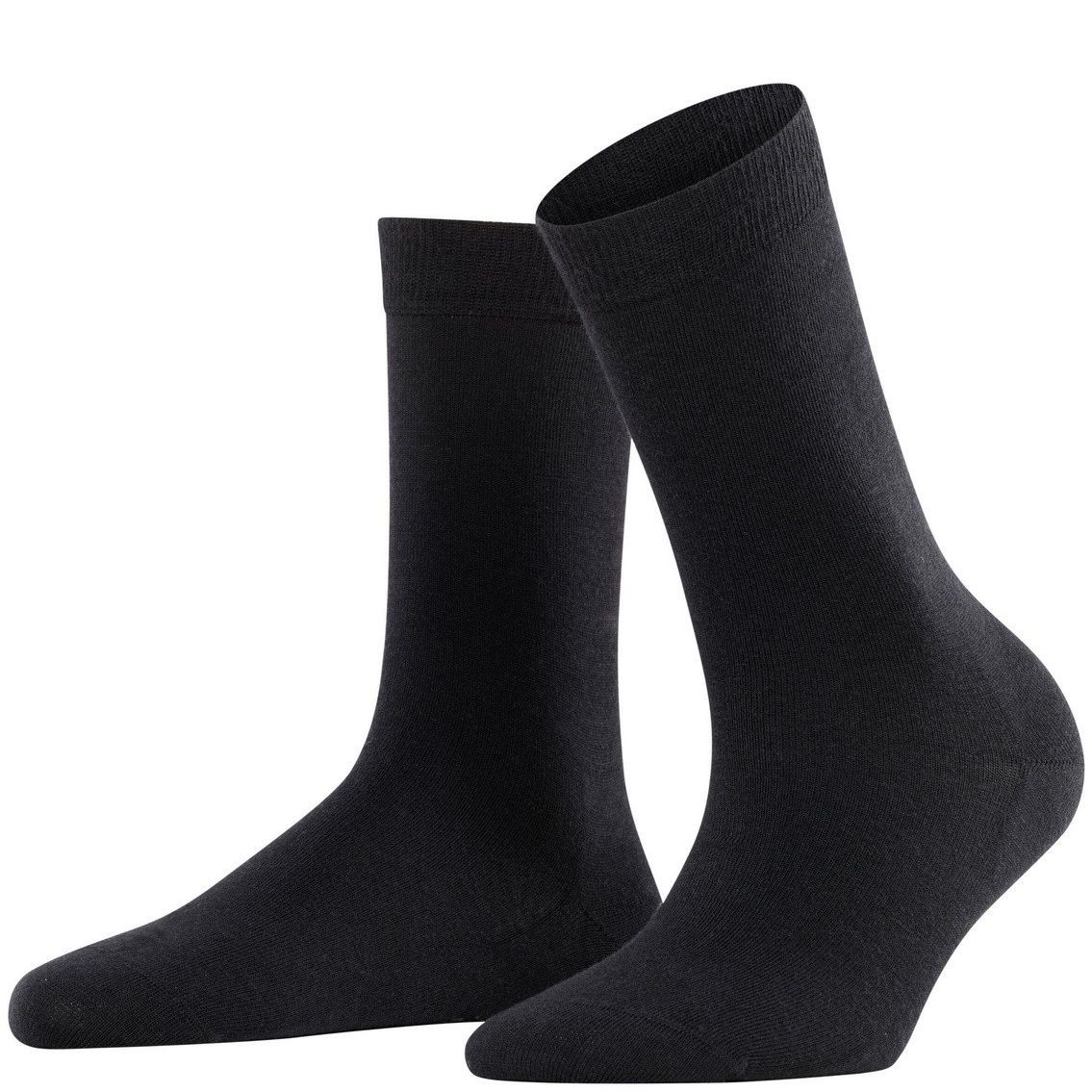 FALKE Kojinės moterims, Juoda, Softmerino SO 2