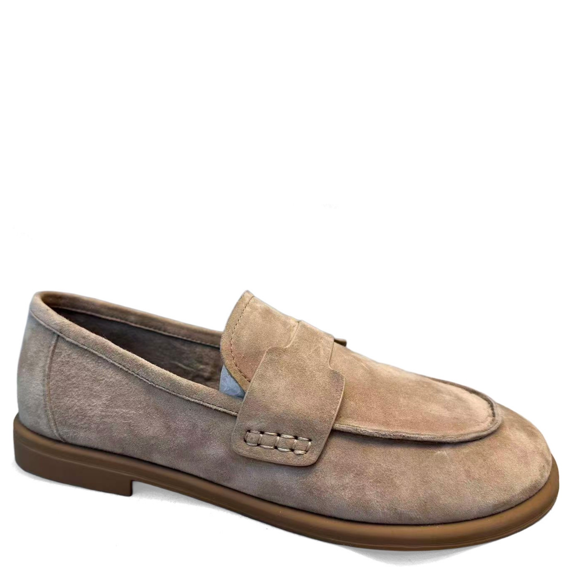 SERGIO MORETTI Loaferiai moterims, Smėlio, Loafers 1