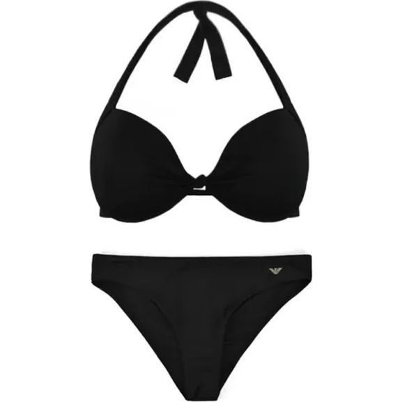 EMPORIO ARMANI Maudymosi kostiumėlis moterims, Juoda, Bikini 1
