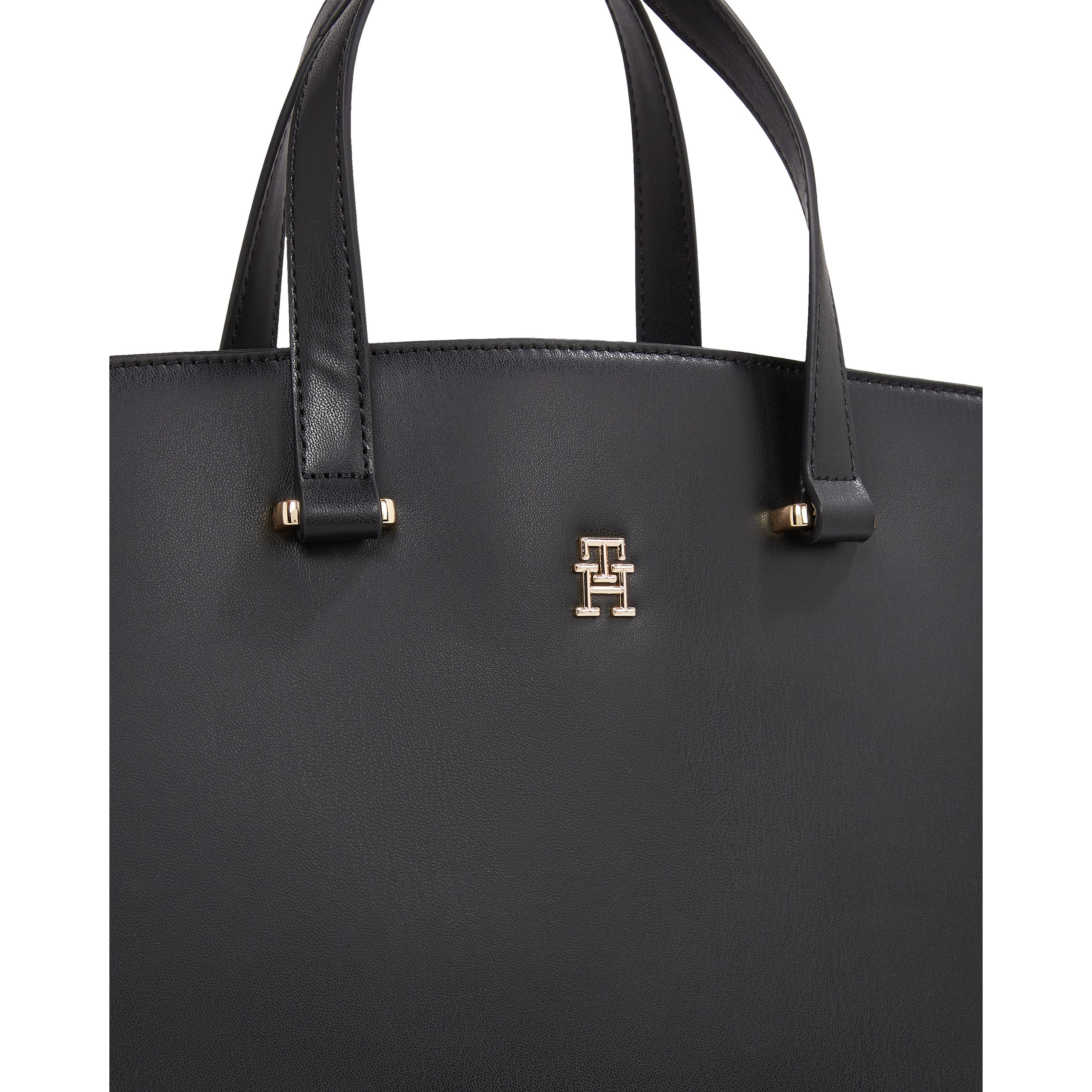 TOMMY HILFIGER Pirkinių krepšys moterims, Juoda, Modern tote 3