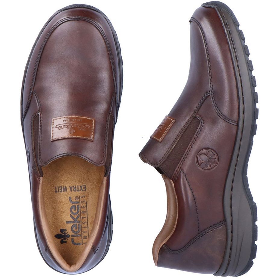 RIEKER Laisvalaikio bateliai vyrams, Ruda, LEISURE 11