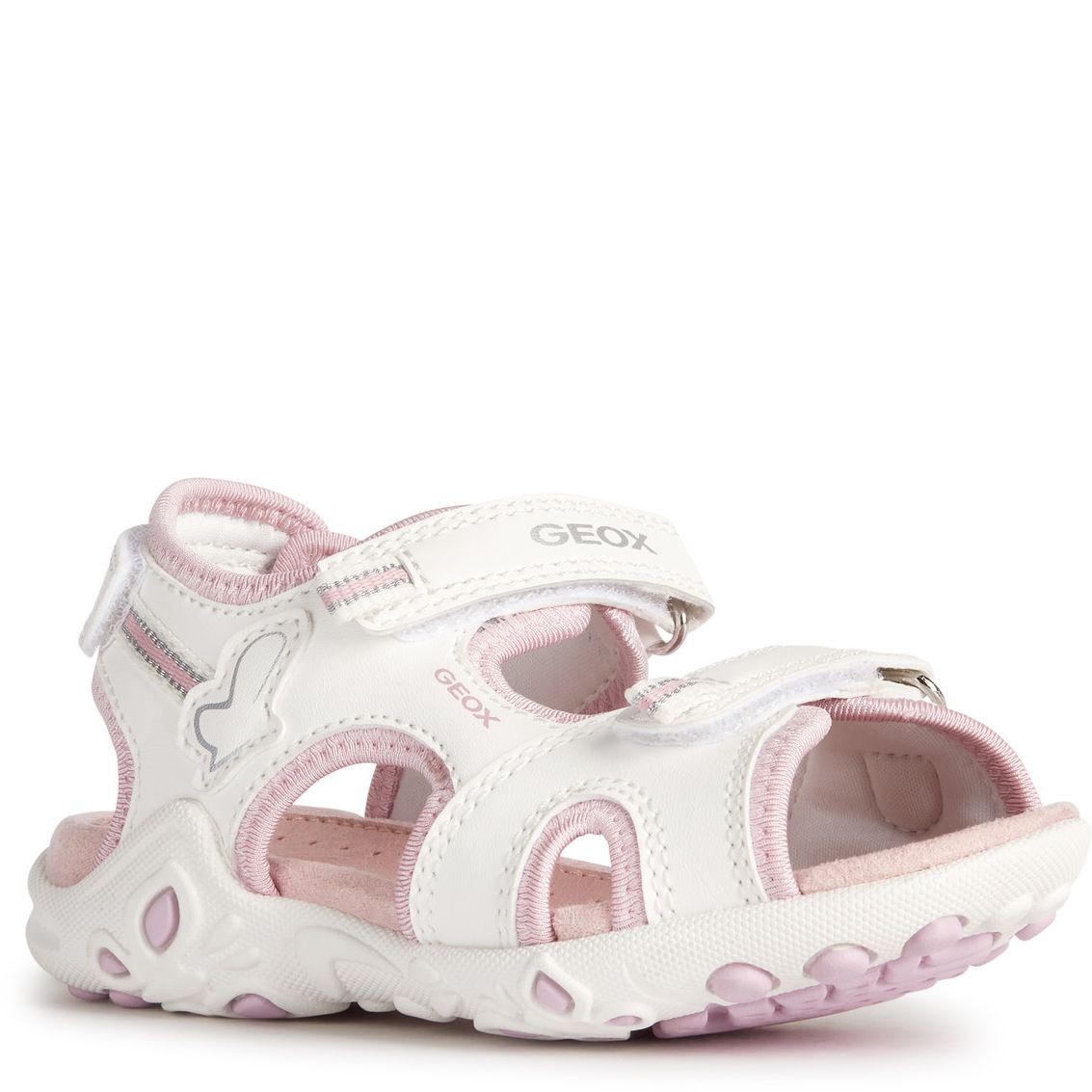 GEOX Basutės mergaitėms, Balta, SANDALS WHINBERRY 1