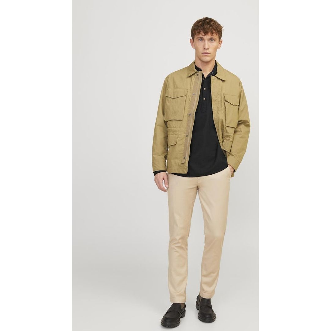 JACK & JONES Marškiniai vyrams, Juoda, Jjesummer shirts 4