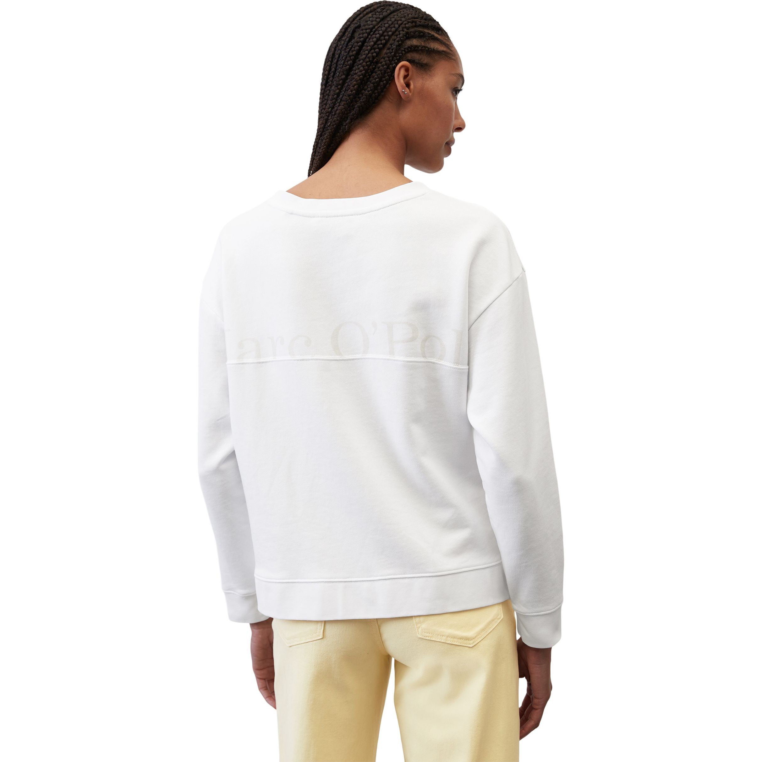 MARC O'POLO Megztinis moterims, Balta 3