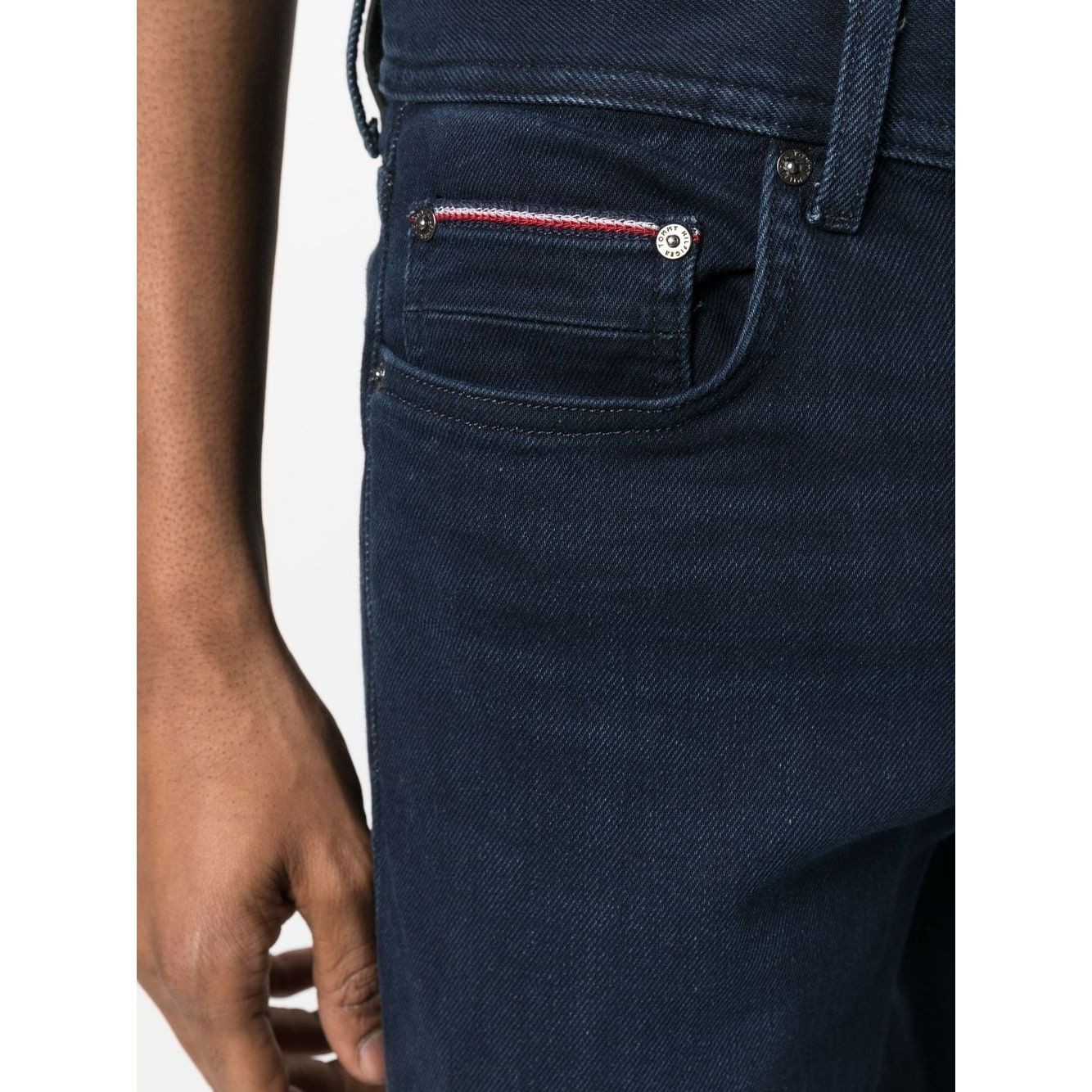 TOMMY HILFIGER Aptempti džinsai vyrams, Mėlyna, Slim bleecker jeans 4