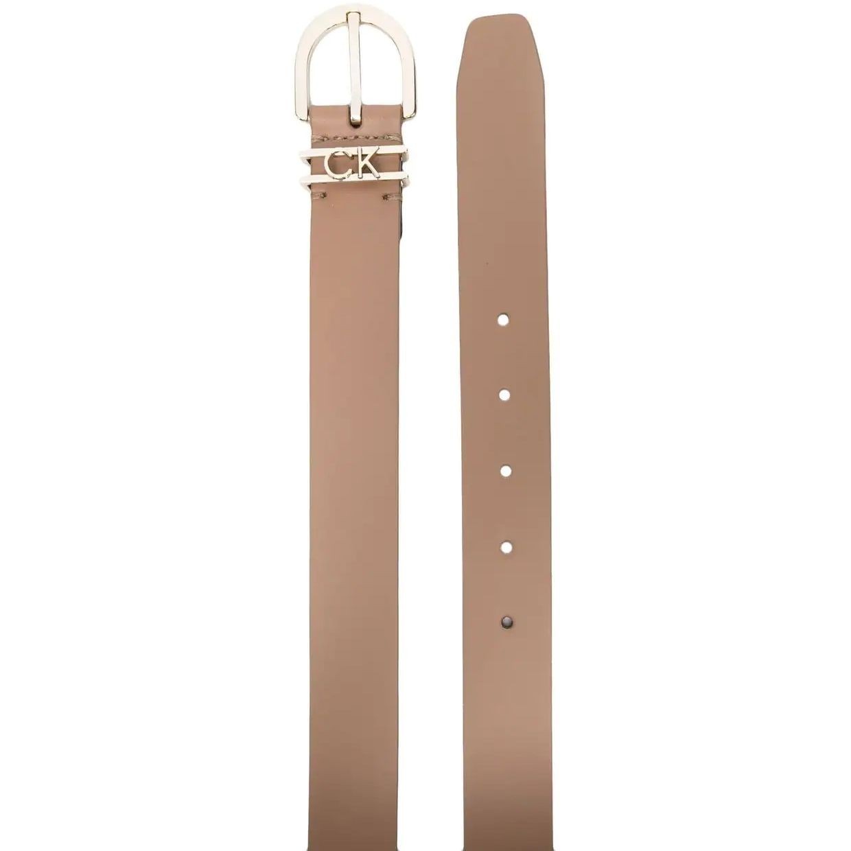 CALVIN KLEIN Diržas moterims, Smėlio, MUST LOOP BELT 30MM 2