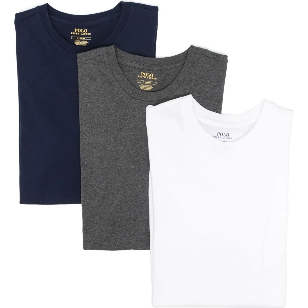 POLO RALPH LAUREN Marškinėliai trump. rankovėmis vyrams, Marga, Crew-3 pack-crew undershirt