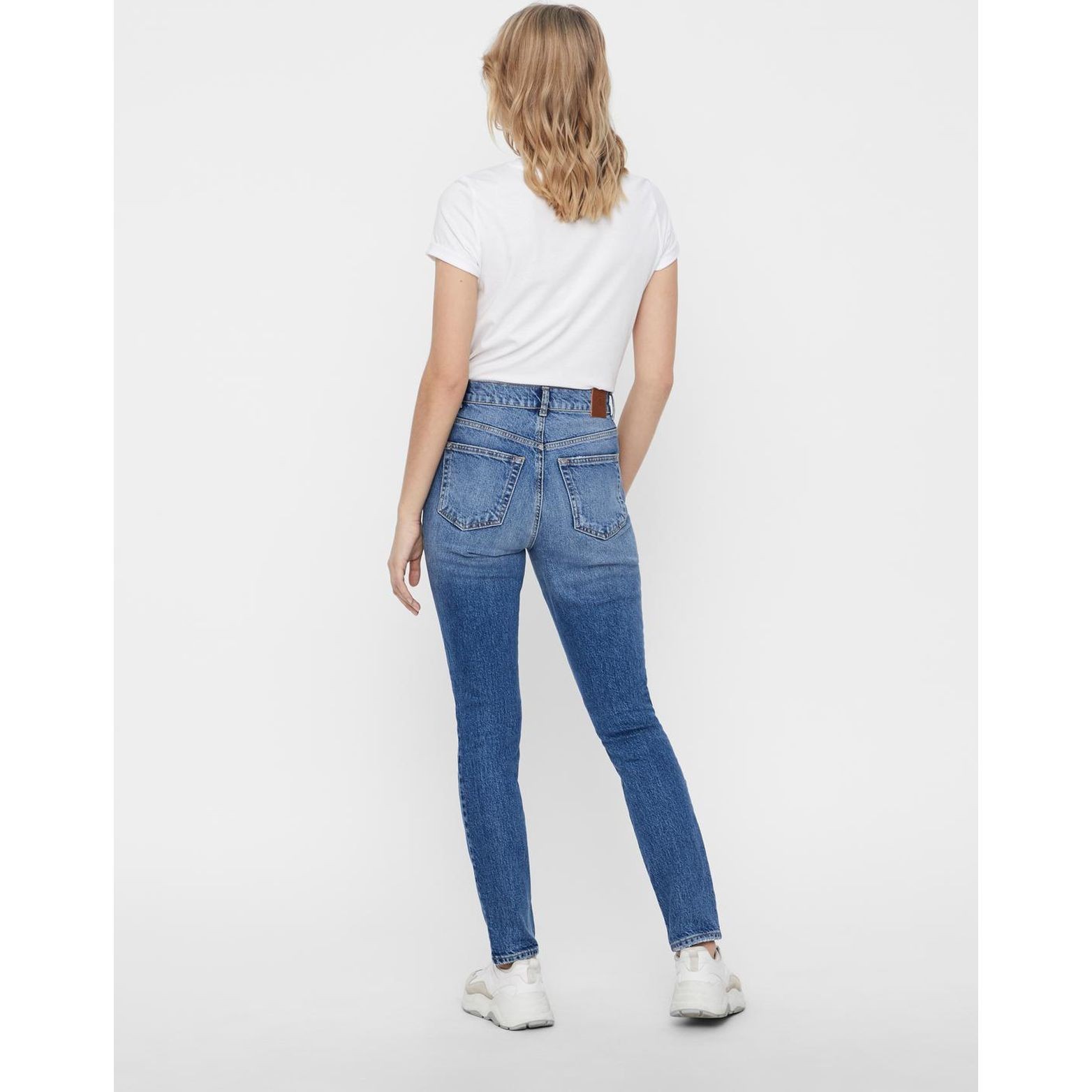 VERO MODA Slim džinsai moterims, Mėlyna, VMSELENA HR SLIM 4