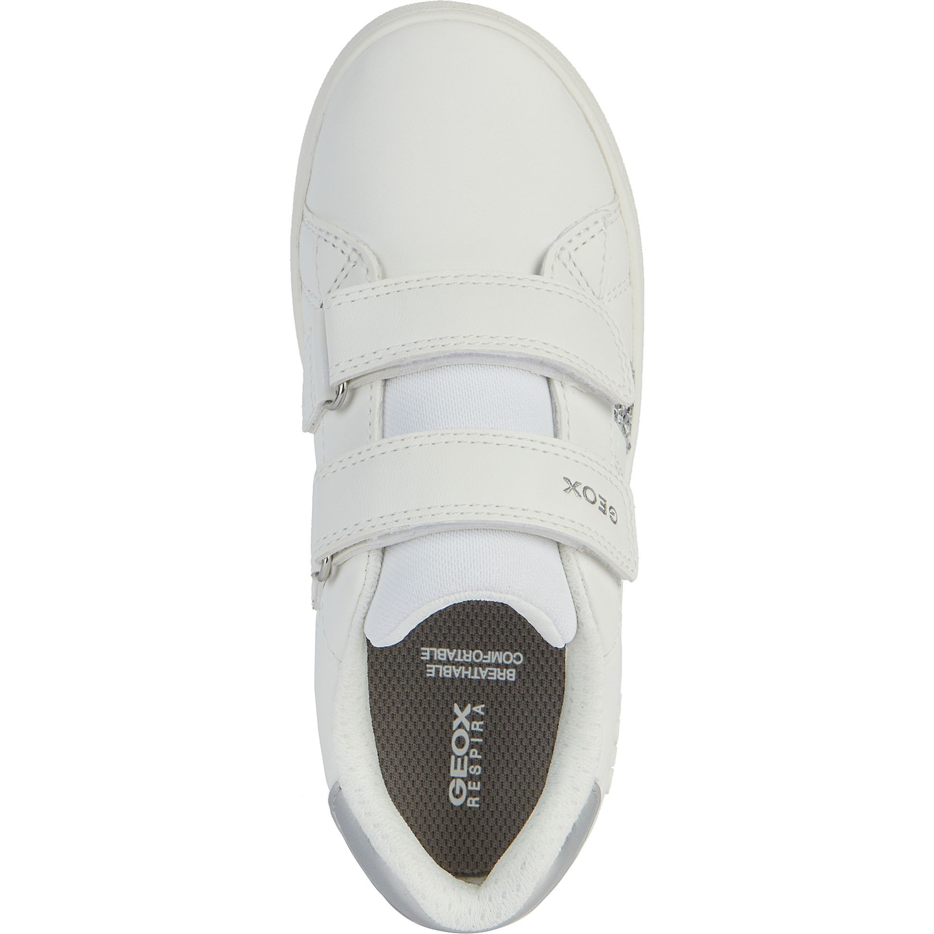GEOX Laisvalaikio bateliai mergaitėms, Balta, Eclyper leisure 2