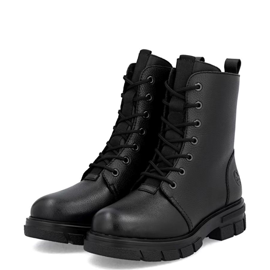 RIEKER Aulinukai moterims, Juoda, Booties 4