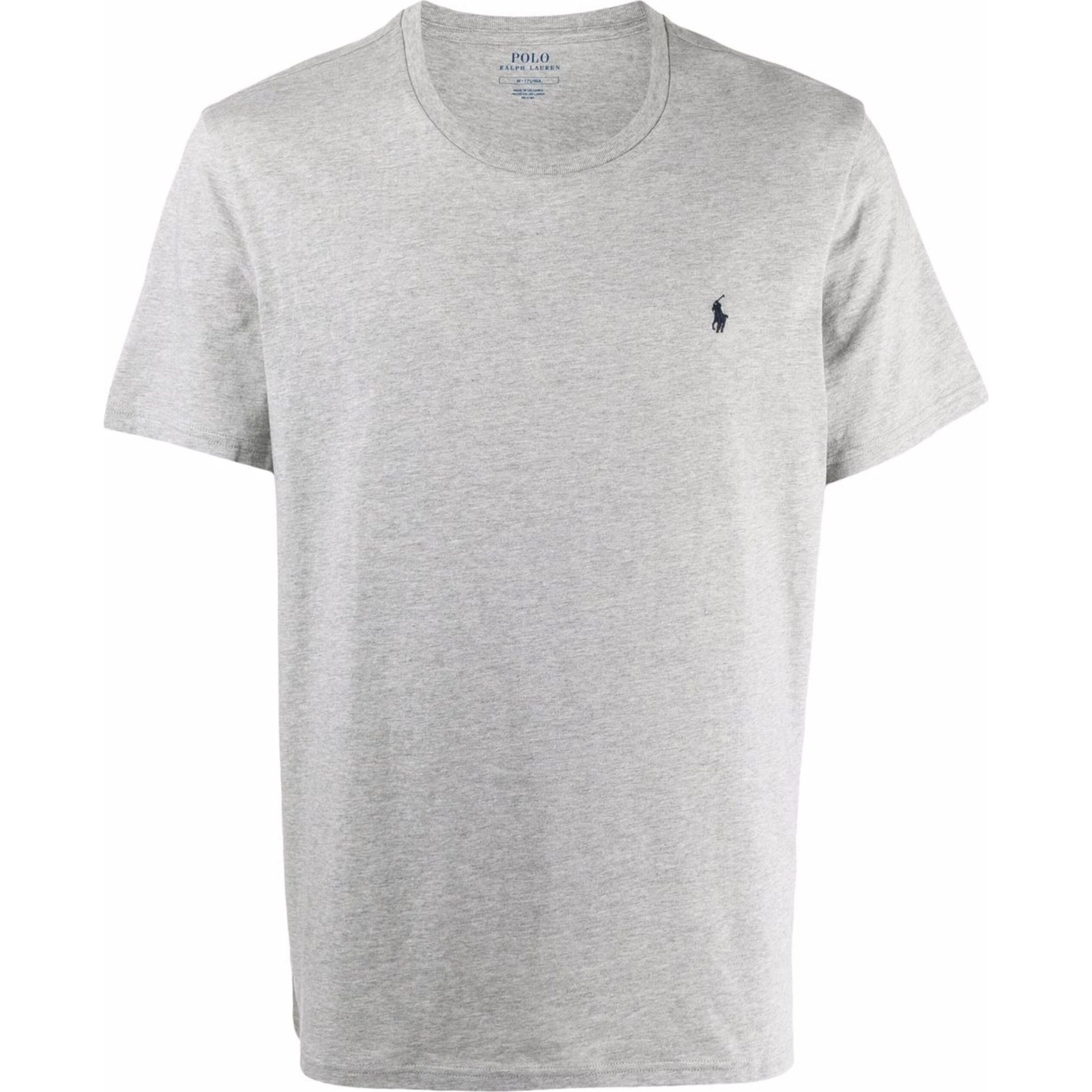 POLO RALPH LAUREN UW Marškinėliai trump. rankovėmis vyrams, Pilka, S/s crew sleep top