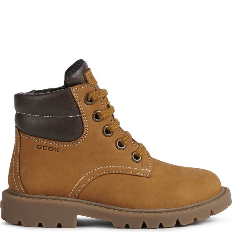 GEOX Aulinukai berniukams, Geltona, SHAYLAX BOOTIES 2
