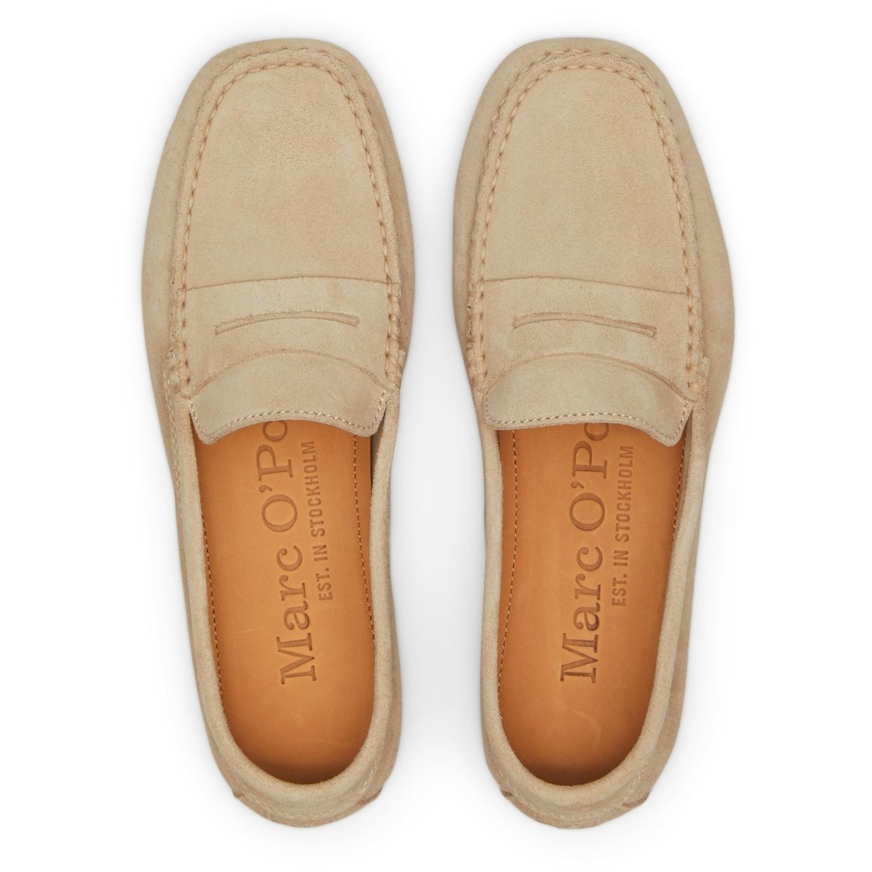MARC O'POLO Mokasinai moterims, Smėlio, Selma  mocasins 3
