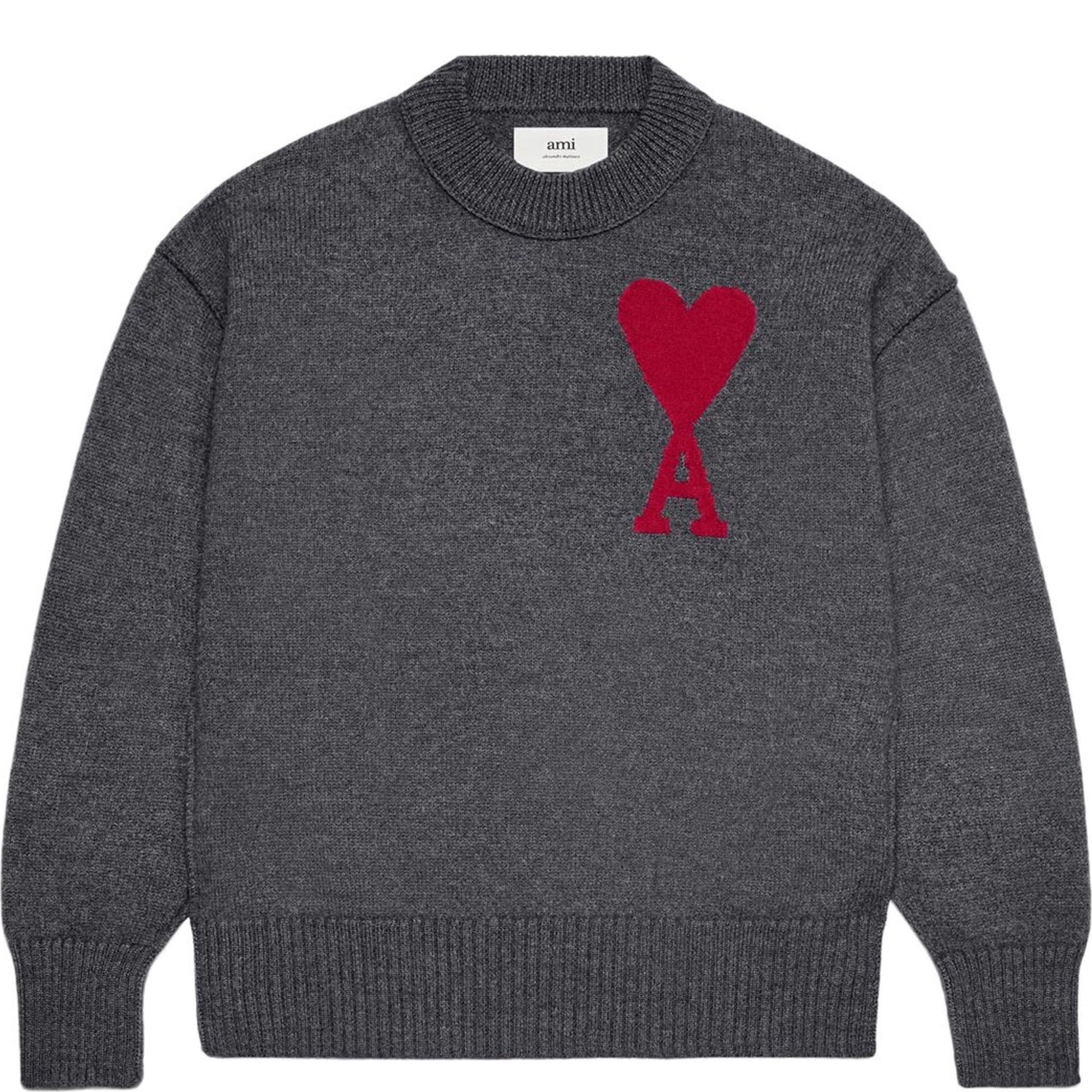 AMI PARIS Megztinis, Pilka, Sweater