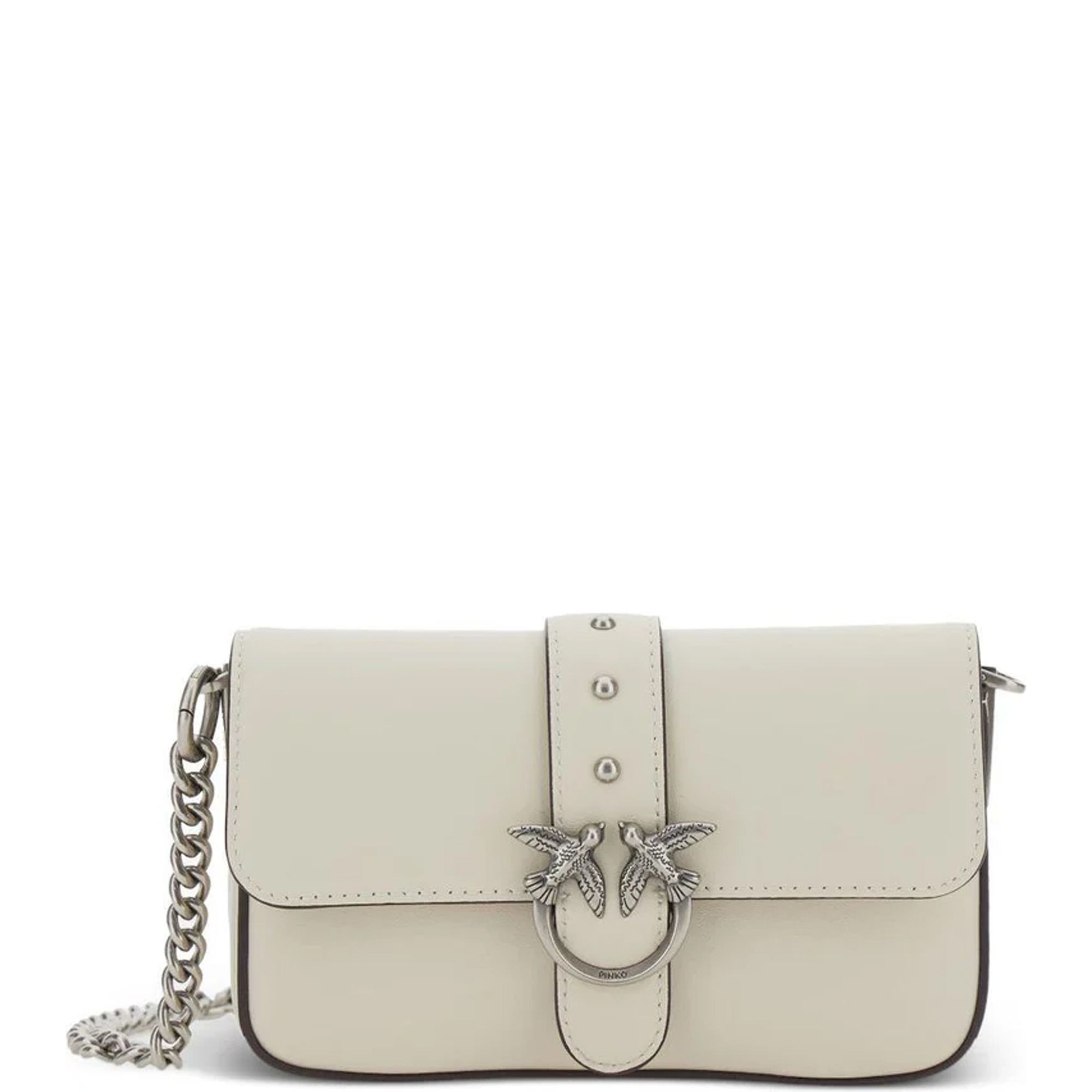 PINKO Rankinė per petį moterims, Balta, Love one slouchy baby 1