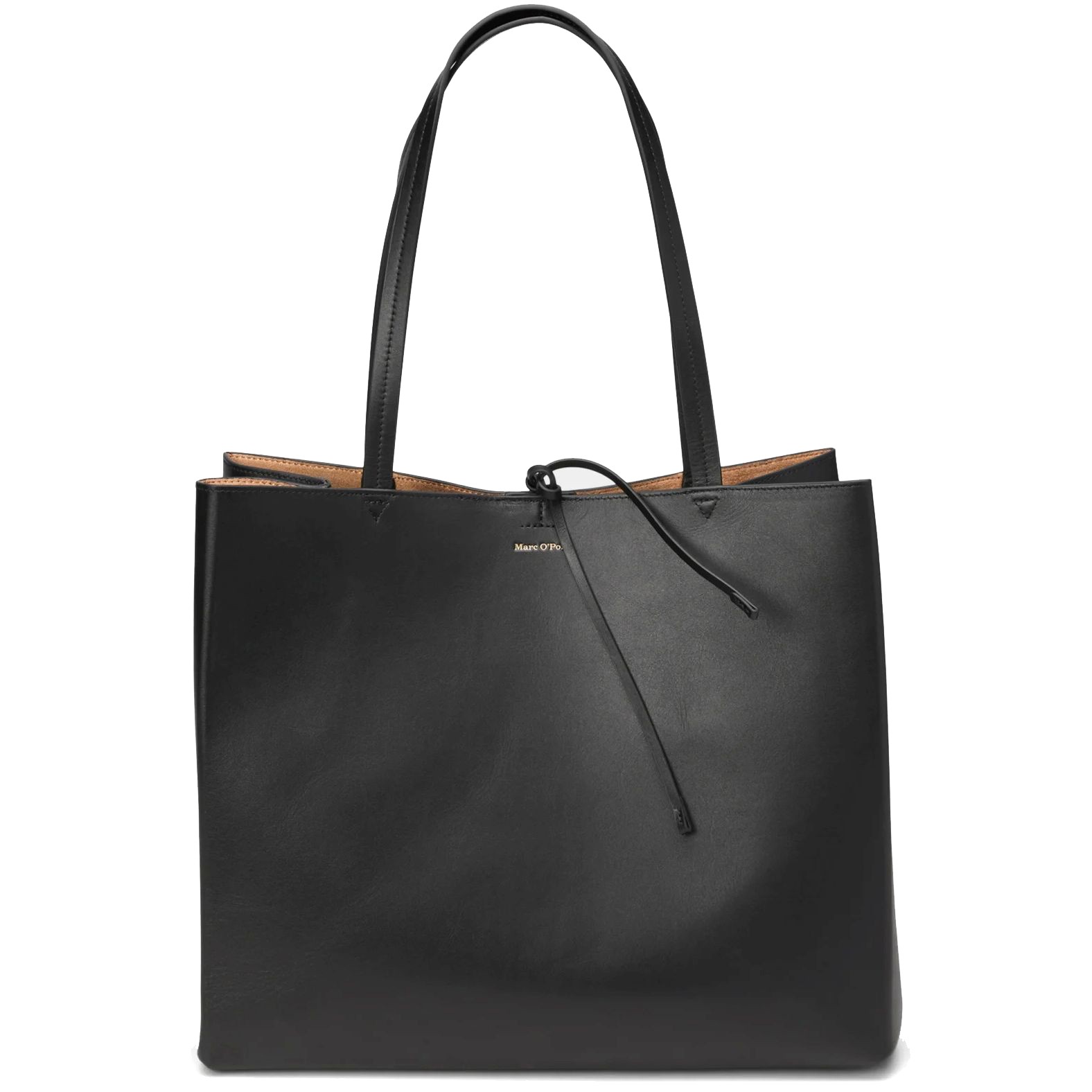 MARC O'POLO Pirkinių krepšys moterims, Juoda, Mod. Pija Tote bag 2