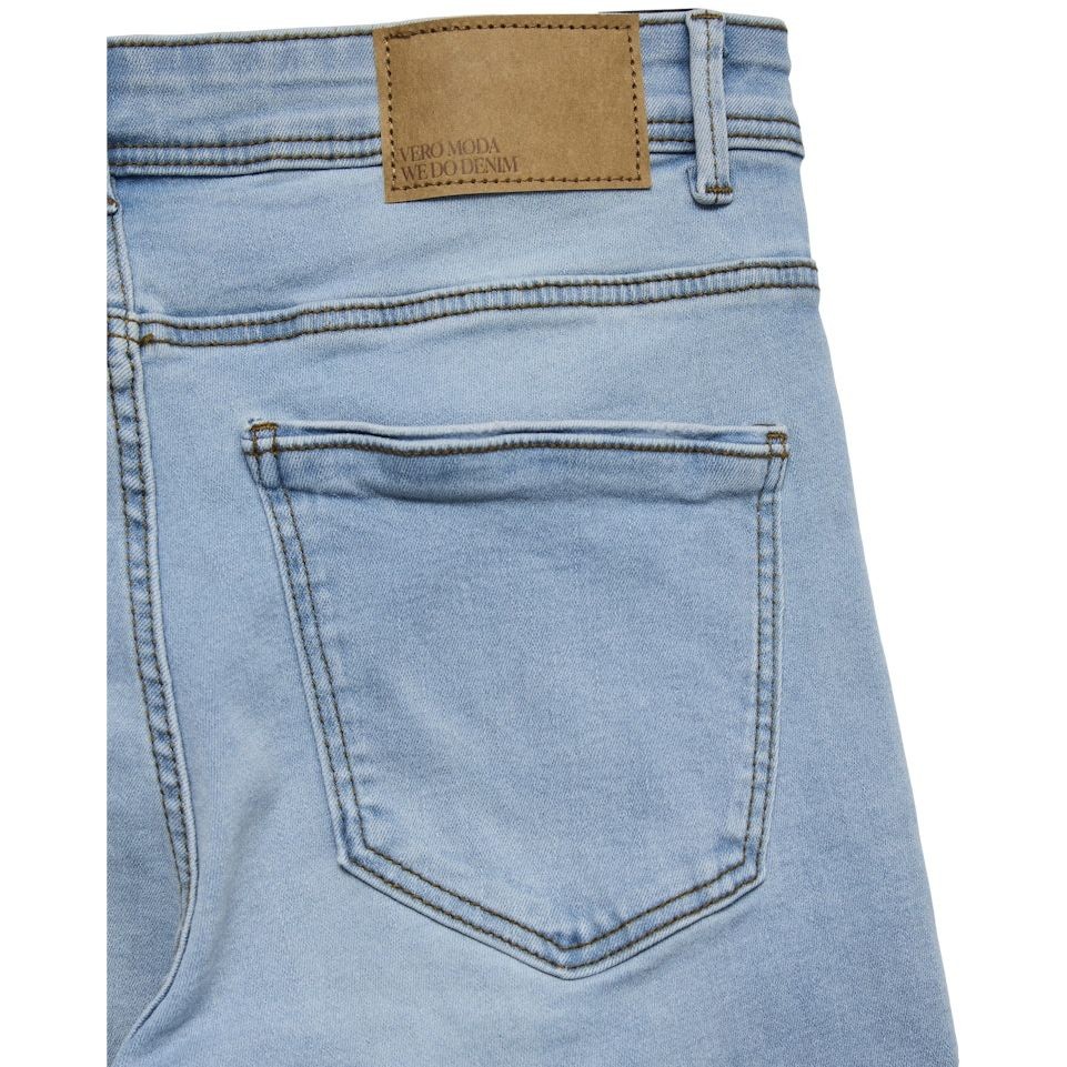 VERO MODA Aptempti džinsai moterims, Mėlyna, VMTANYA MR S PIPING 2