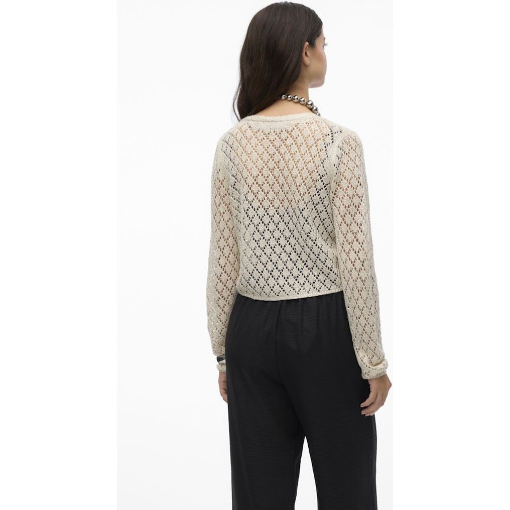VERO MODA Kardiganas moterims, Smėlio, Vmleilani cardigans 3