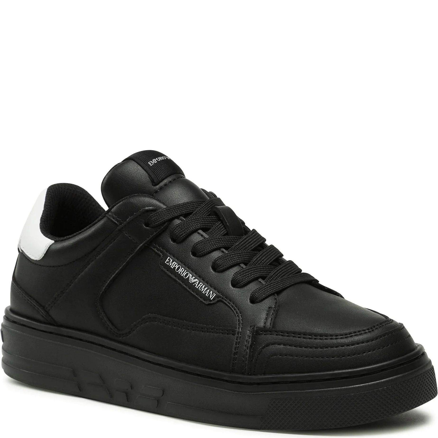 EMPORIO ARMANI Sportiniai bateliai moterims, Juoda, Sneaker 2