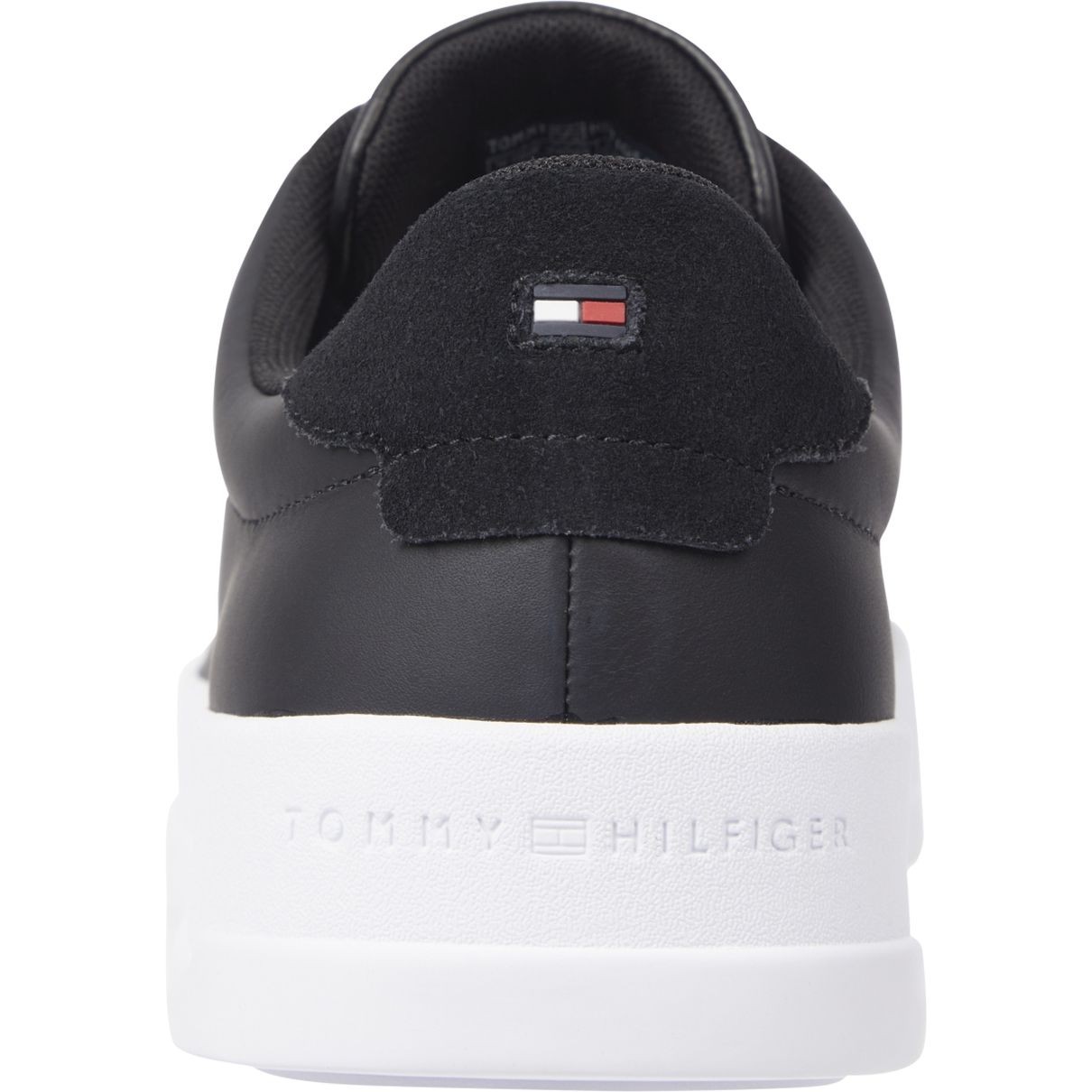 TOMMY HILFIGER Laisvalaikio bateliai vyrams, Juoda, Court leisure 4