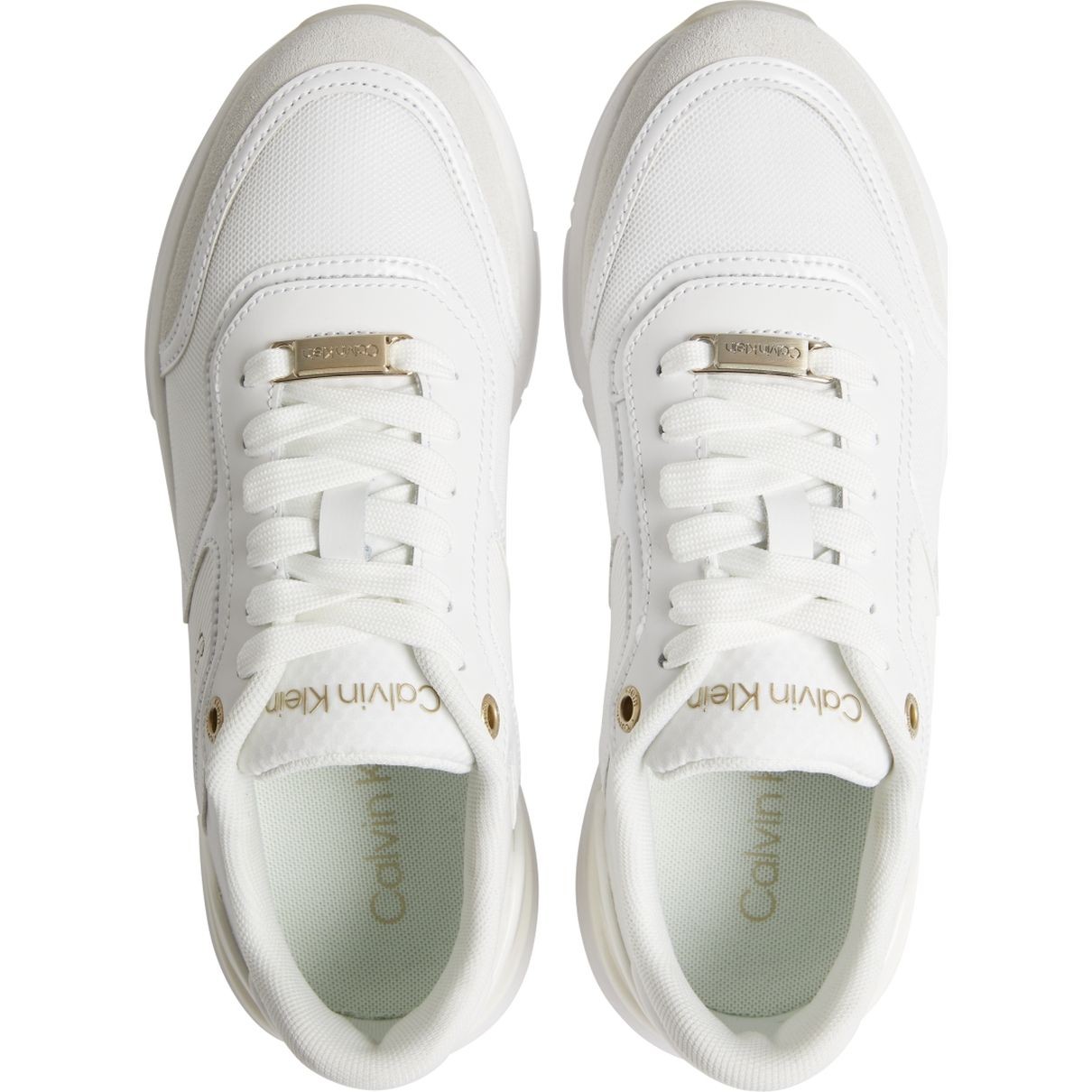 CALVIN KLEIN Sportiniai bateliai moterims, Balta, FLEXI LACE UP 3