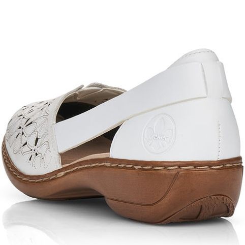 RIEKER Bateliai - moterims, Balta, SANDALS 3