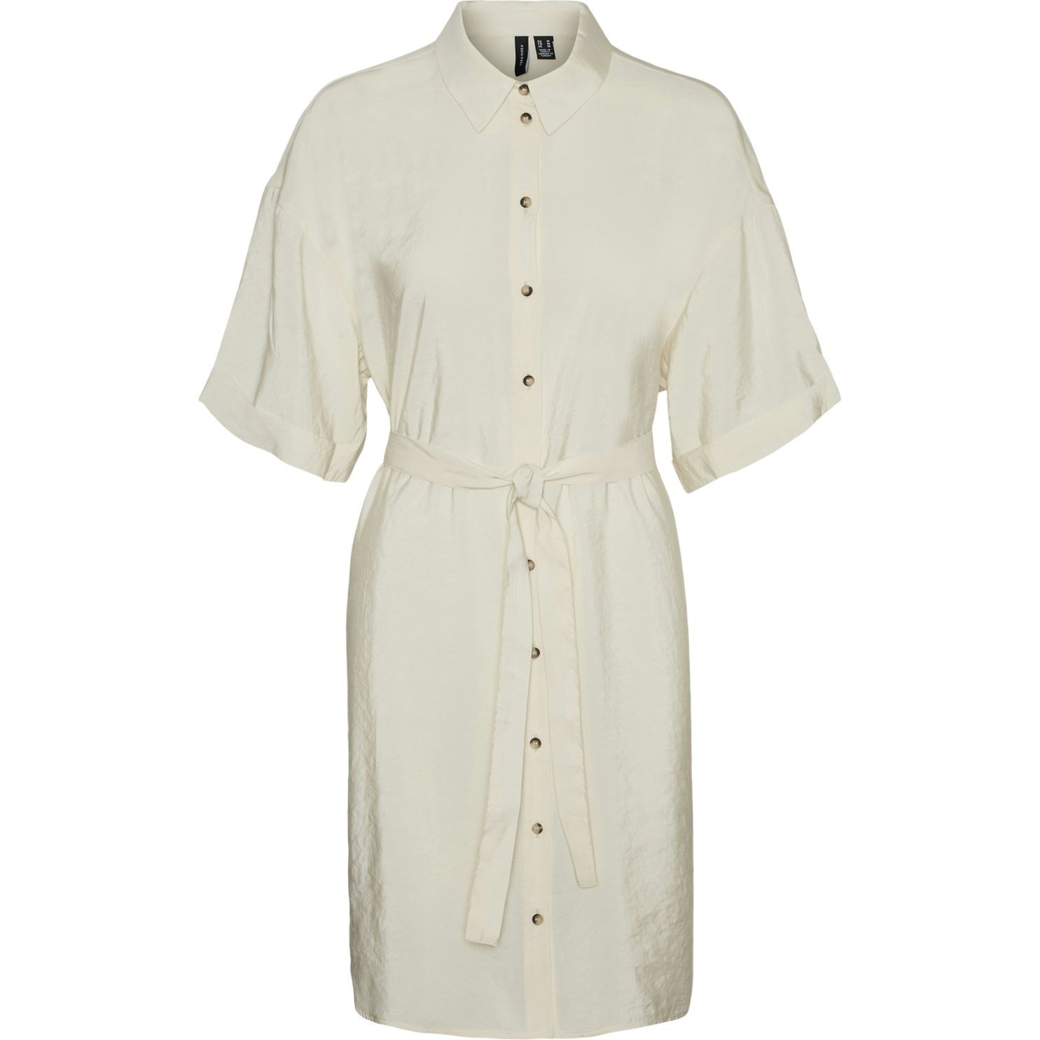 VERO MODA Mini suknelė moterims, Pilka, VMQUEENY 2/4 SHORT SH 1