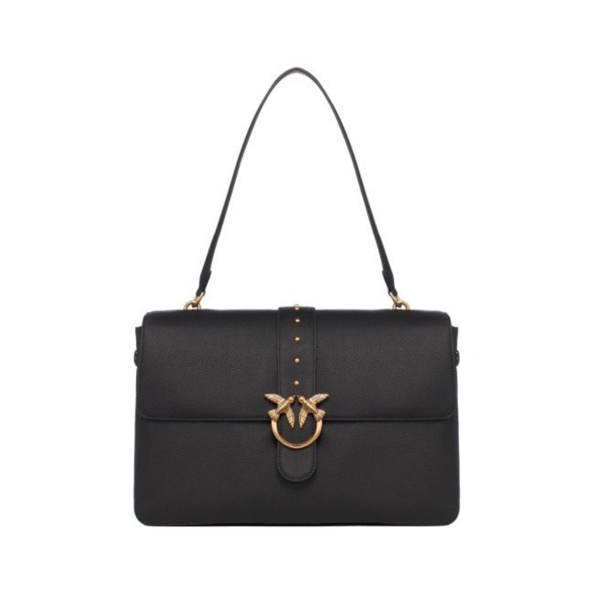 PINKO Rankinė per petį moterims, Juoda, Love one extra shoulder bag 1