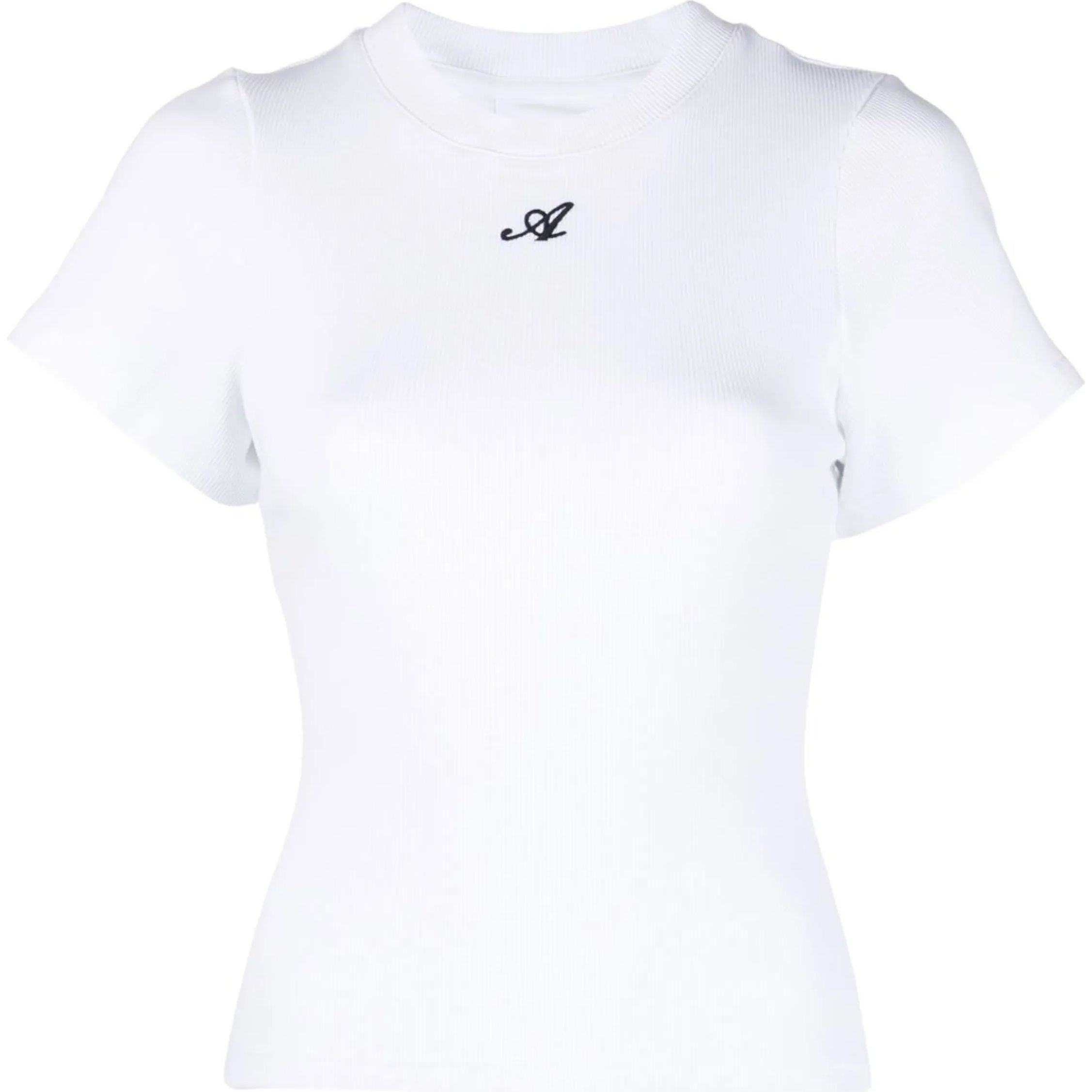 AXEL ARIGATO Marškinėliai trump. rankovėmis moterims, Balta, Script A T-Shirt 1