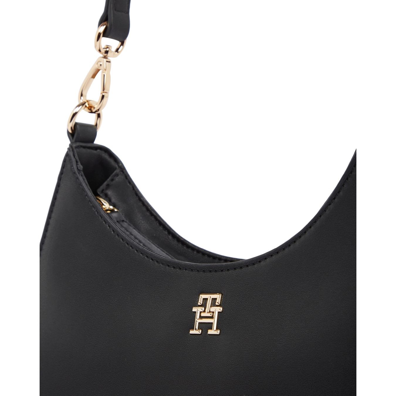 TOMMY HILFIGER Rankinė per petį moterims, Juoda, Logotape shoulder bag 4