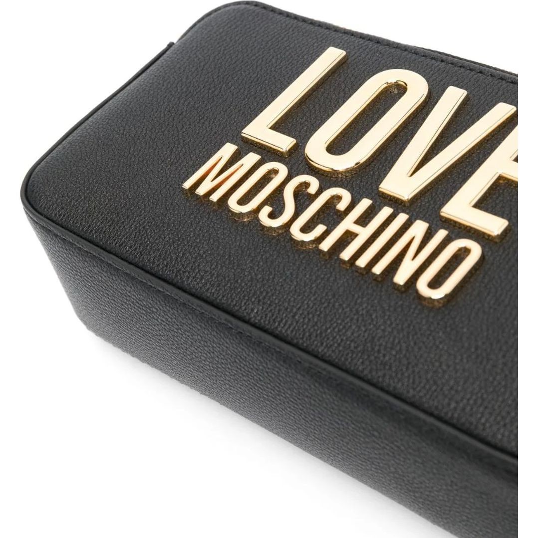 LOVE MOSCHINO Rankinė per petį moterims, Juoda, Crossbody 3